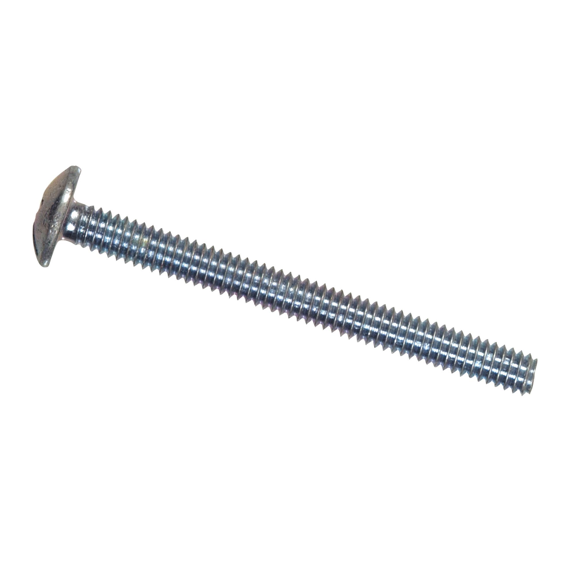 #8-32 x 1-1/2" Zinc Truss Head Machine Screw-75/Pack
