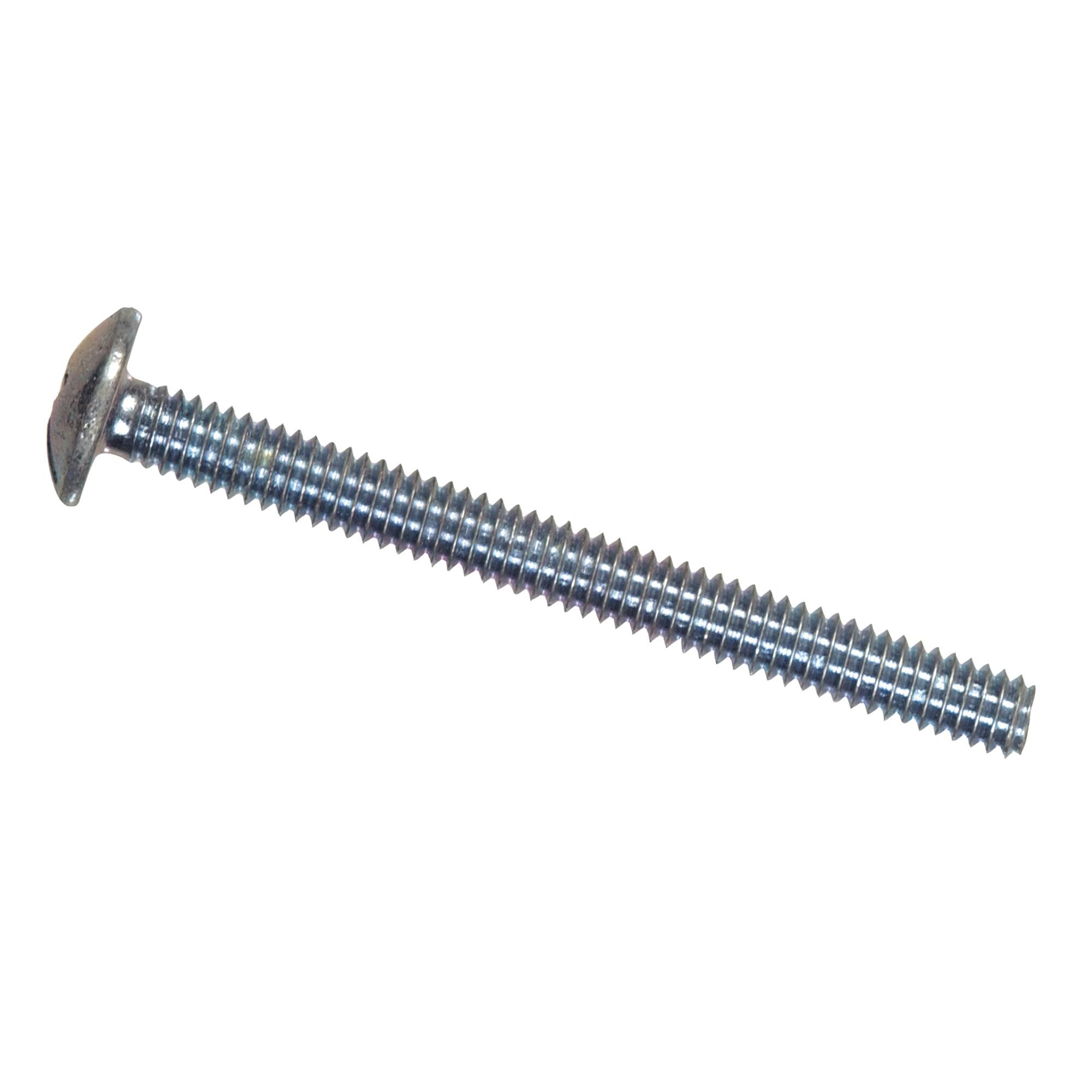 #8-32 x 2" Zinc Truss Head Machine Screw-50/Pack