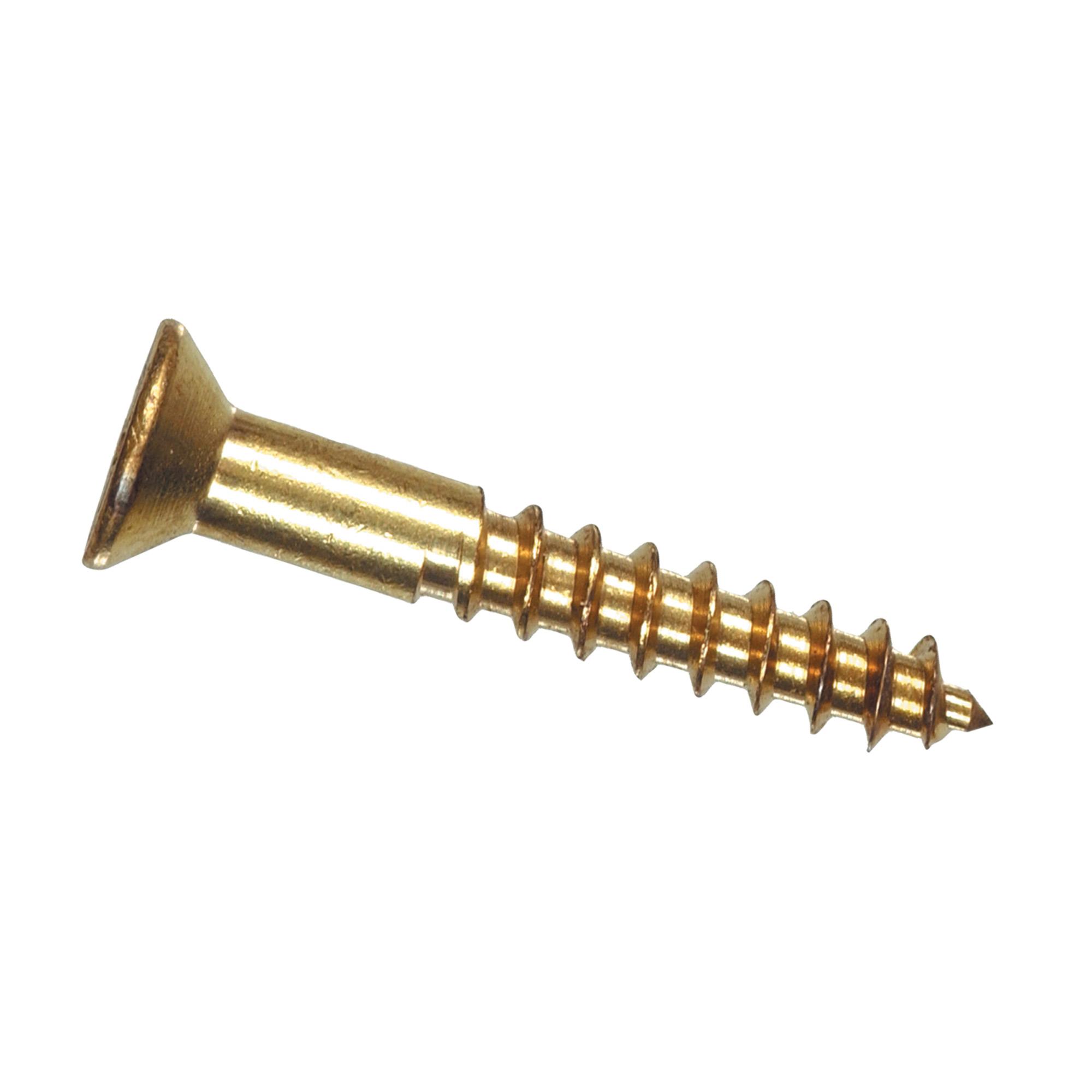 #4 x 3/8" Flat Head Wood Screw-12/Pack
