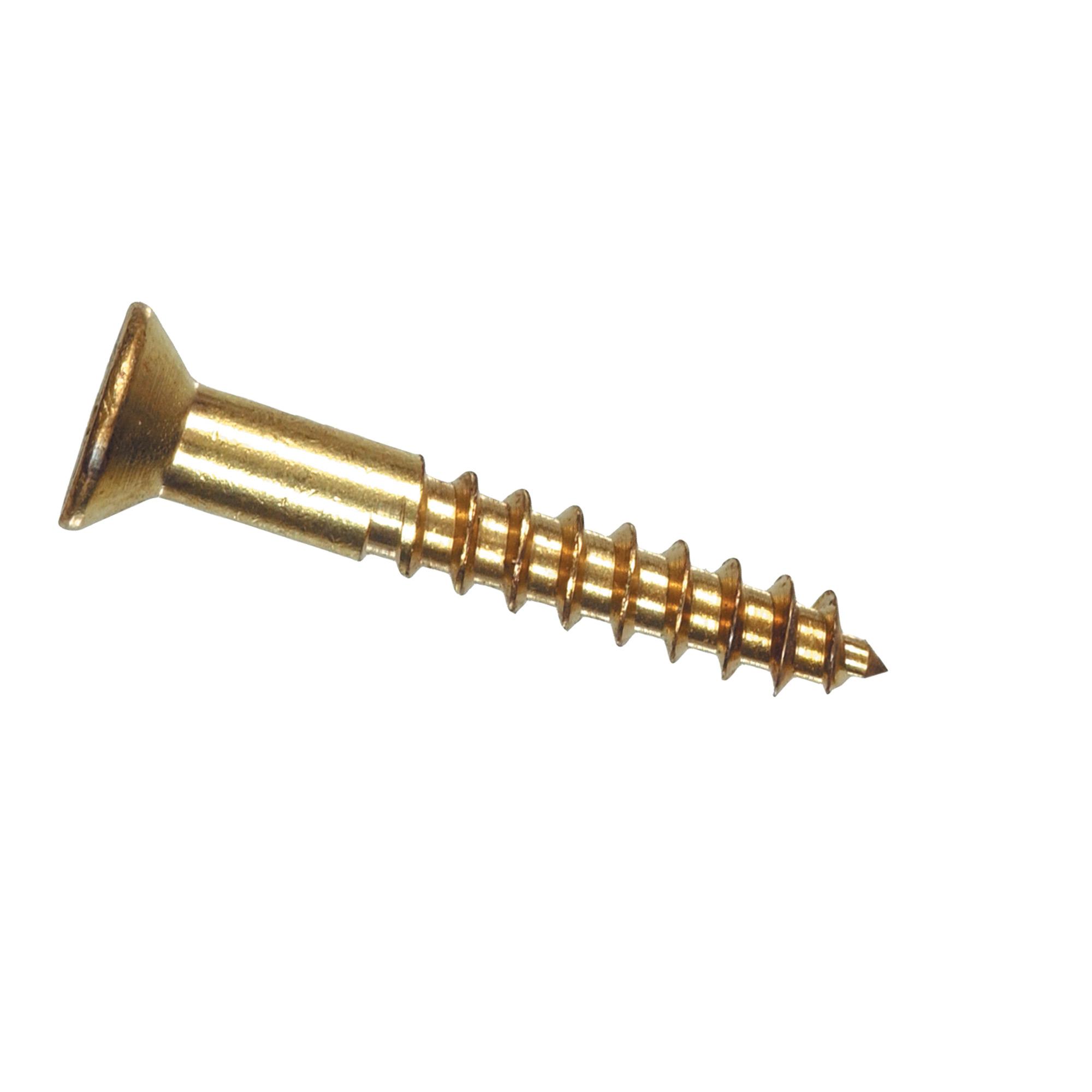 #12 x 1-1/2" Flat Head Wood Screw-2/Pack