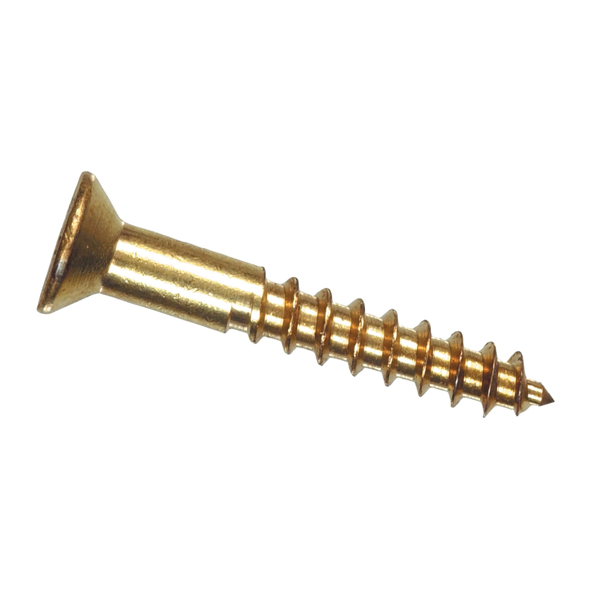 #12 x 2" Flat Head Wood Screw-2/Pack