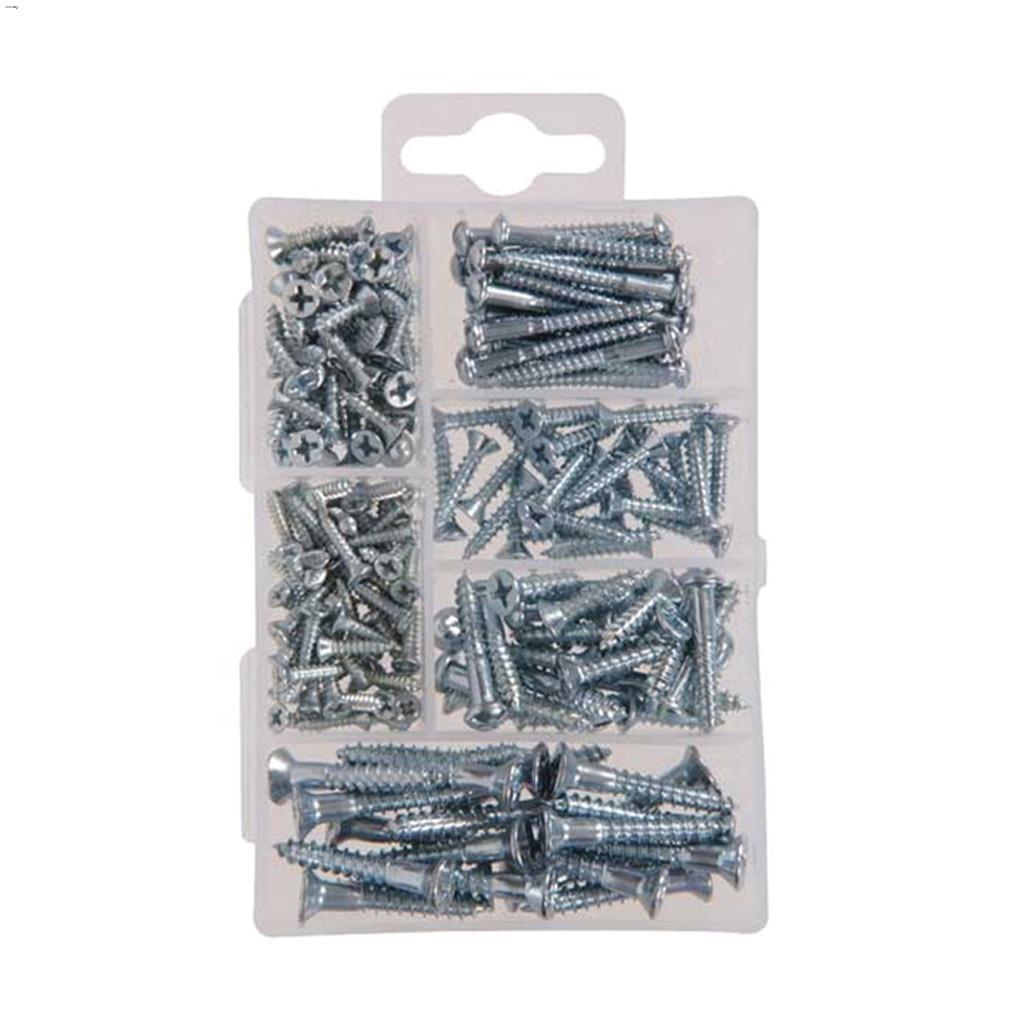 Zinc Wood Screw Kit