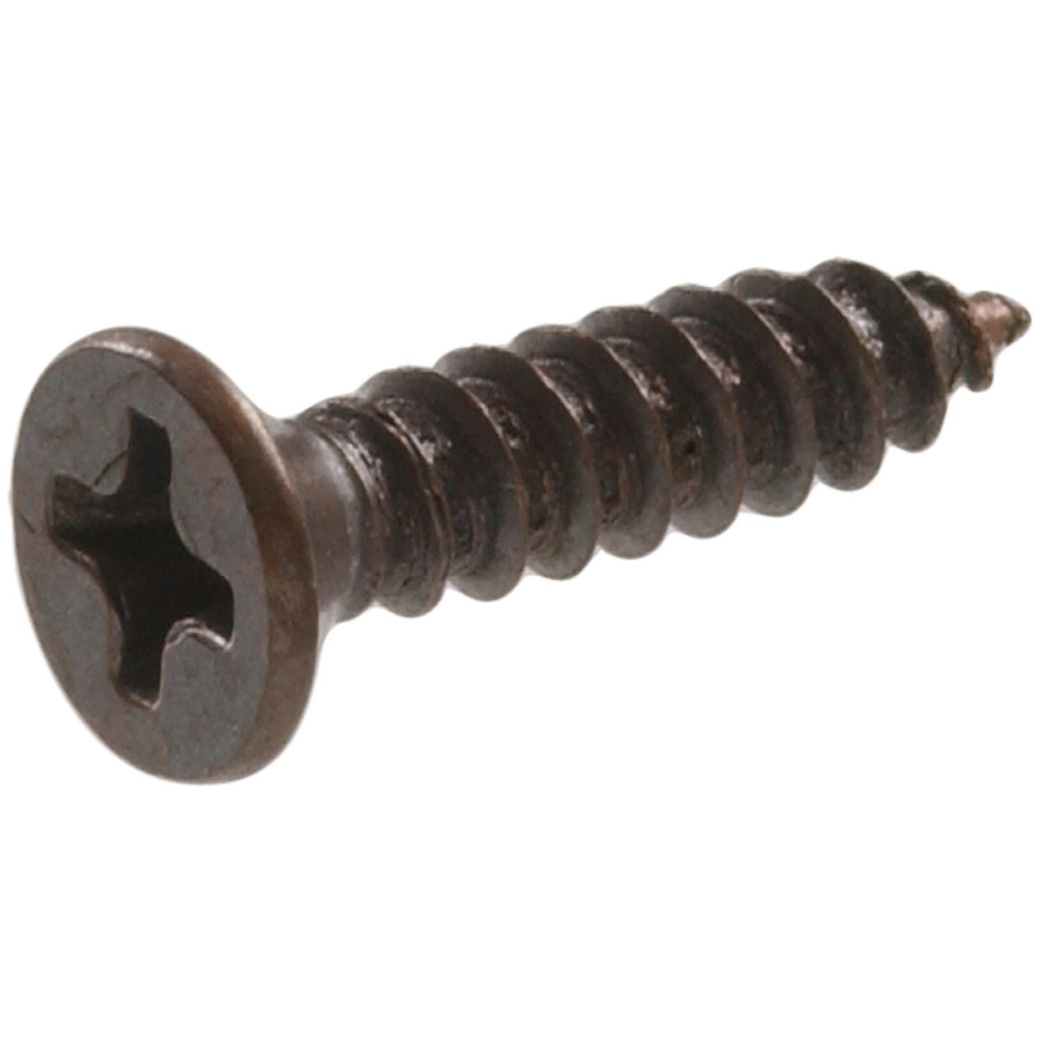 #6 x 5/8" Antique Copper FH Decorative Metal Screw
