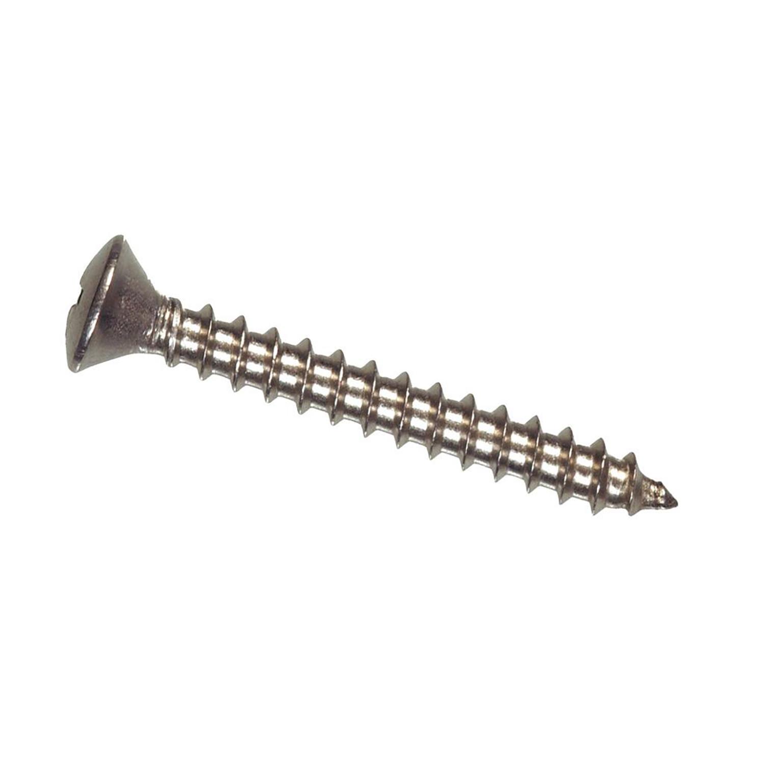 #10 x 1-1/2" Oval Head Sheet Metal Screw
