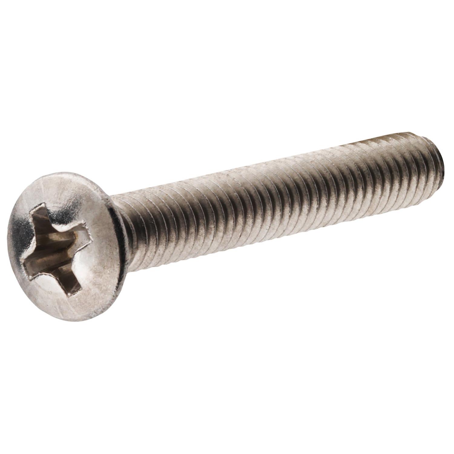 #8-32 x 3/4" Oval Head Machine Screw