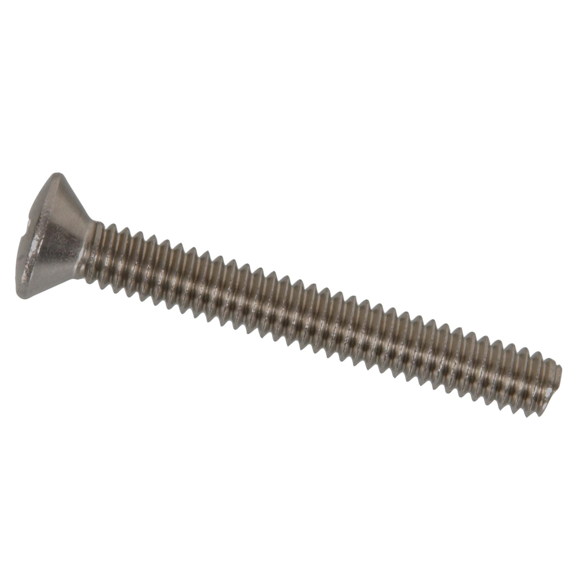 M4 x 0.7 x 8 mm Zinc Oval Head Machine Screw-2/Pack
