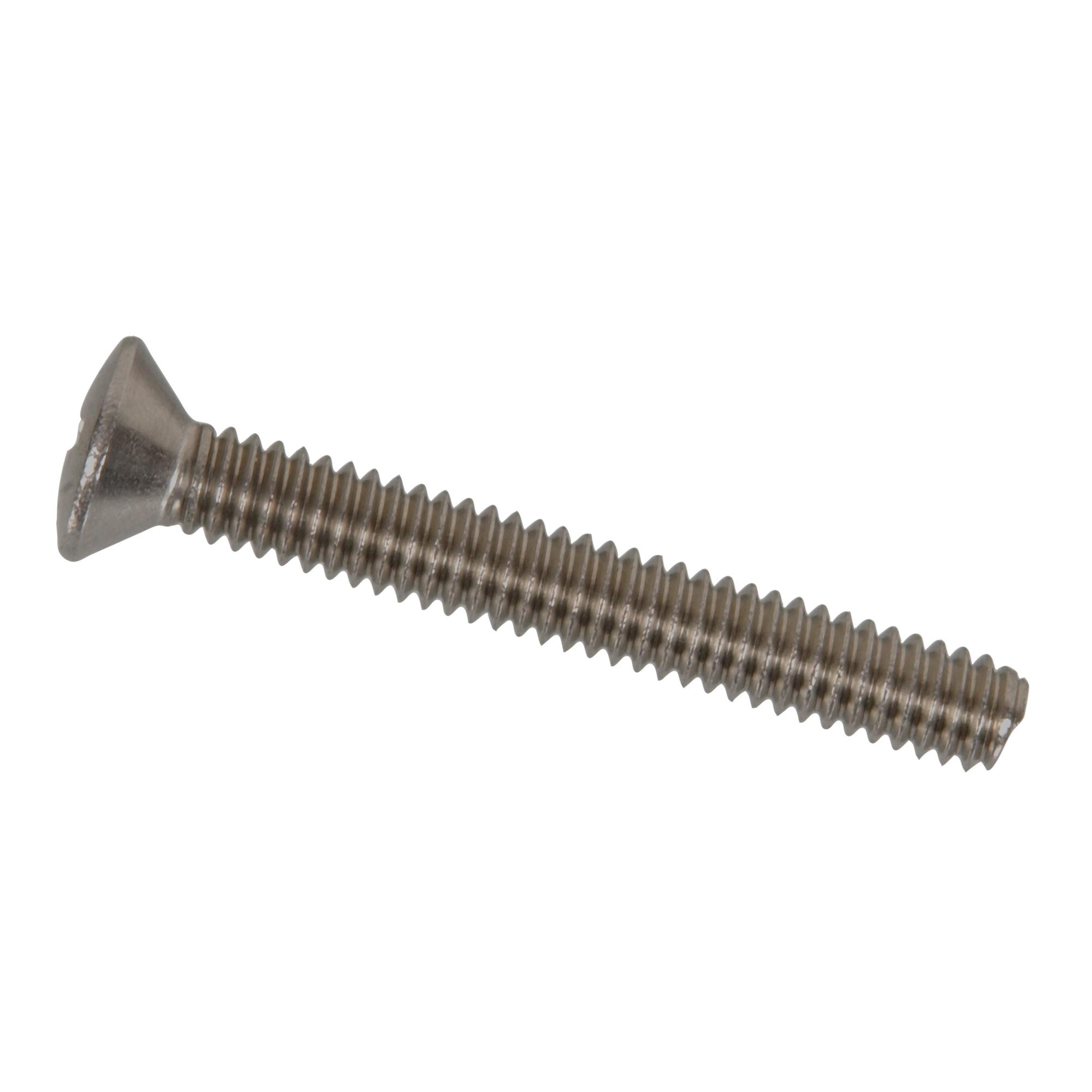 M6 x 1 x 25 mm Zinc Oval Head Machine Screw-2/Pack
