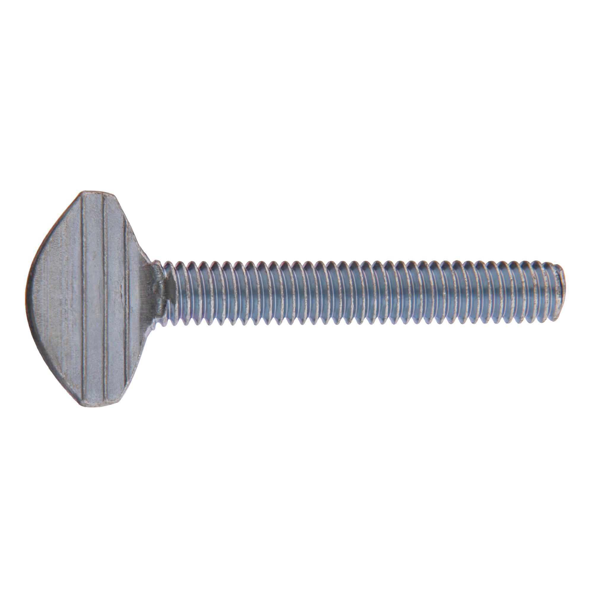 #10-32 x 2" Zinc Thumb Screw-2/Pack