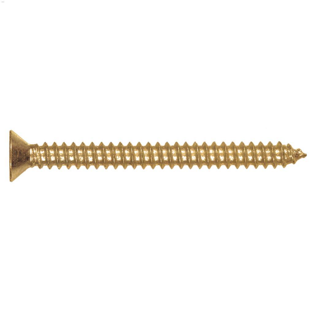 #6 x 1" Flat Head Sheet Metal Screw-4/Pack