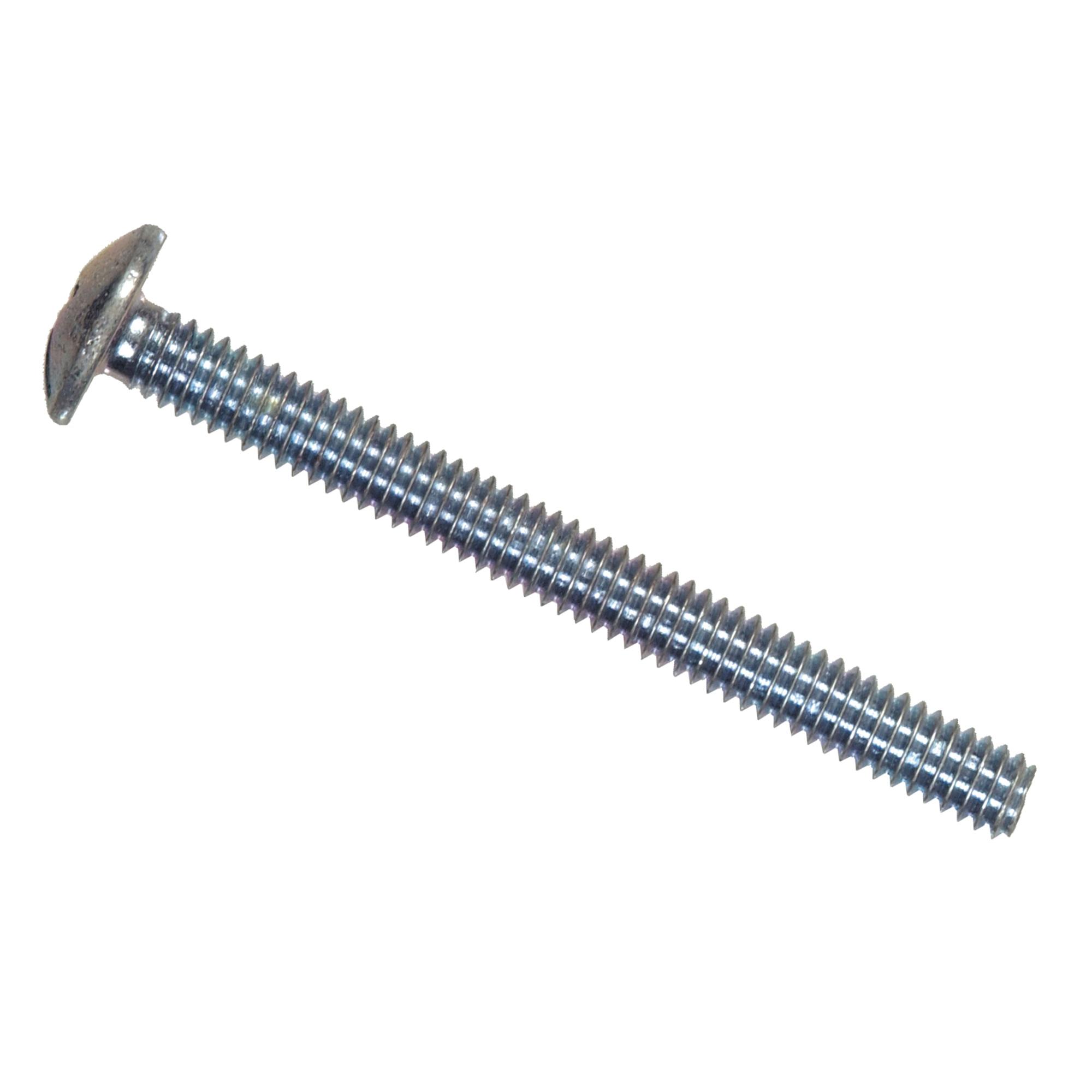 #8-32 x 2" Zinc Truss Head Machine Screw-4/Pack