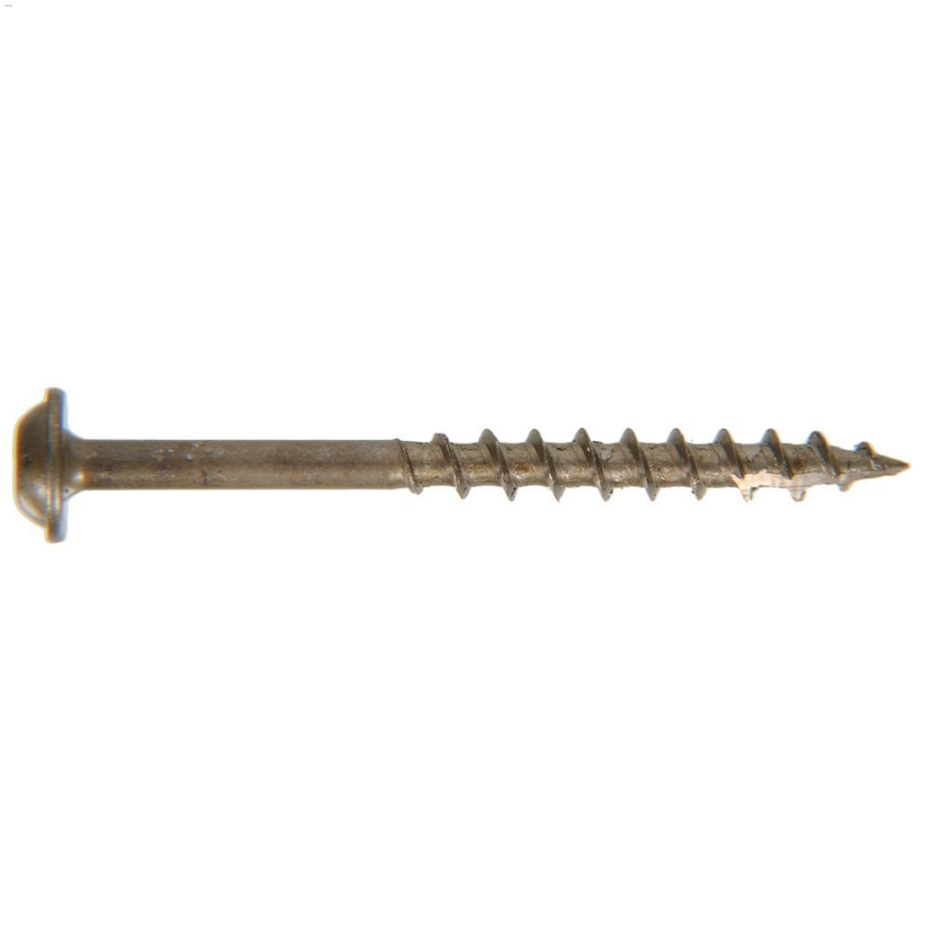 #8 x 1" Washer Head Pocket Hole Screw-6/Pack