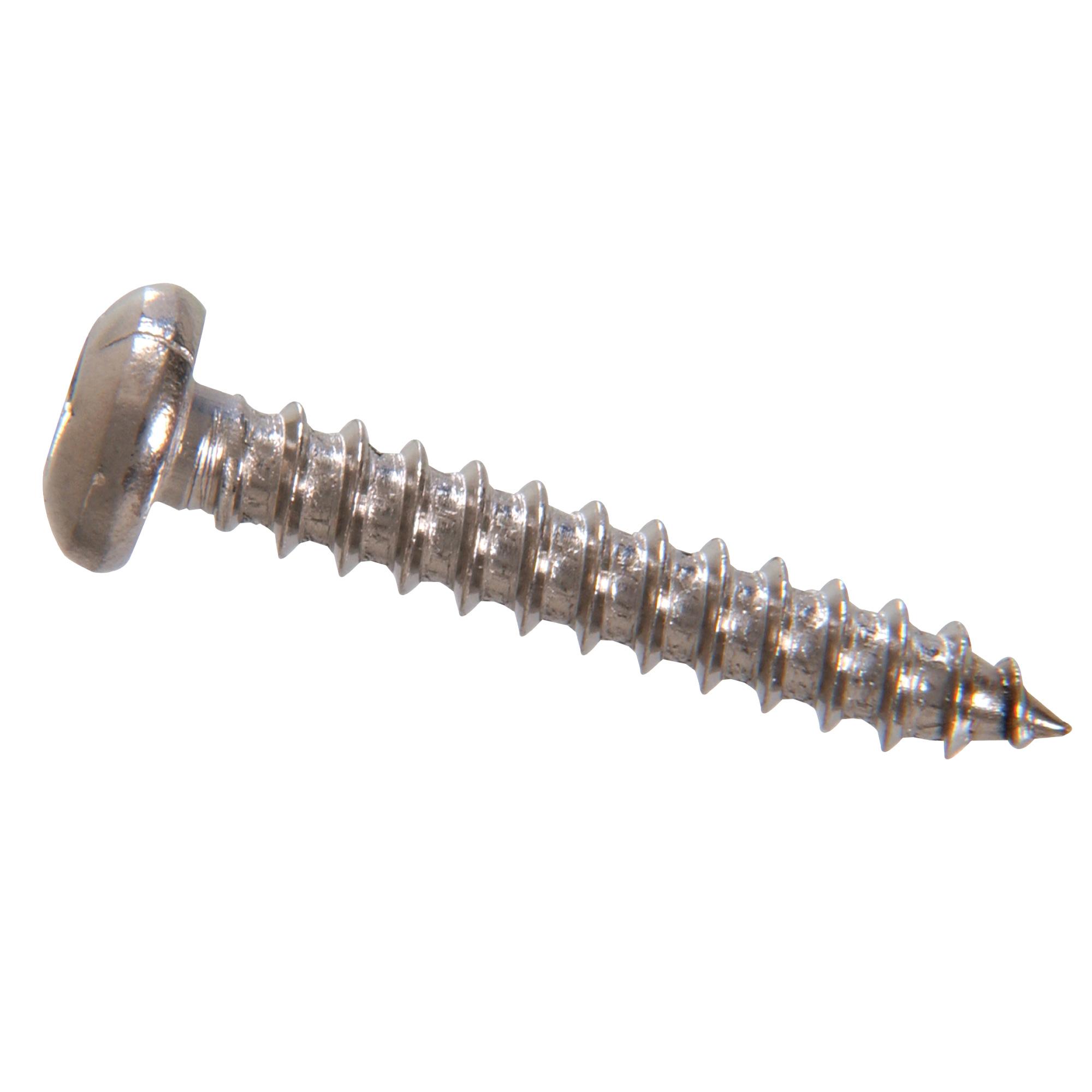 #8 x 1" Pan Head Sheet Metal Screw-5/Pack