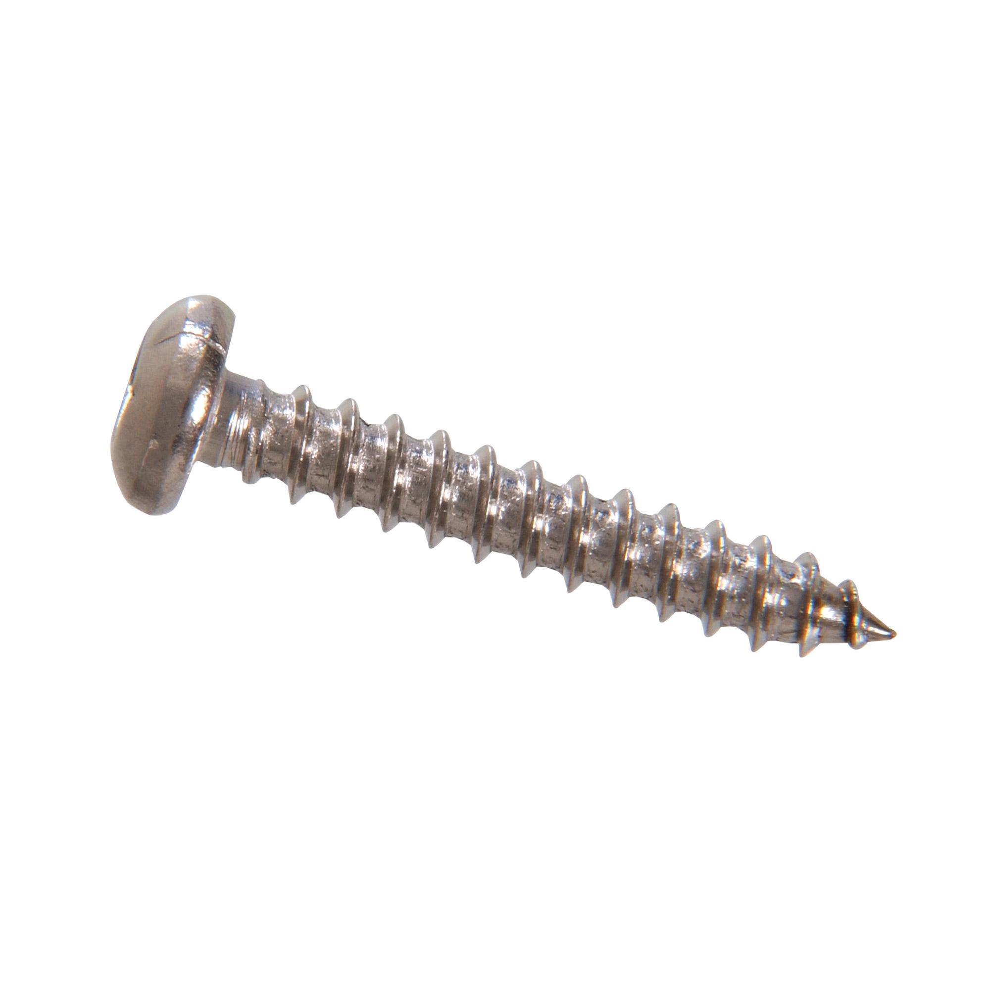 #12 x 2" Pan Head Sheet Metal Screw-5/Pack