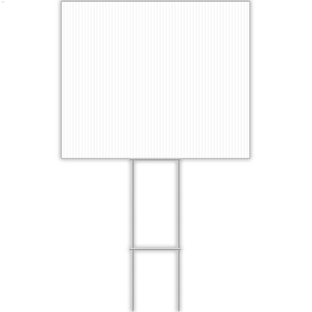 14" x 18" Blank Corrugated Sign