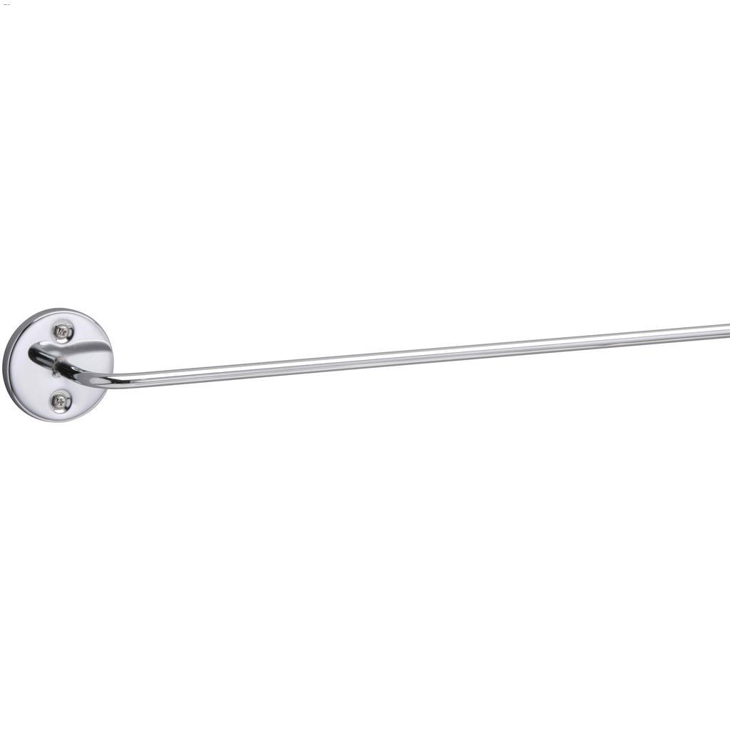 Les fondamentaux de 18" porte-serviette simple, chrome poli