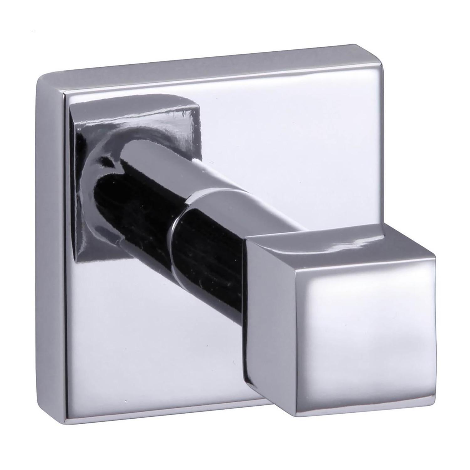 Qube Polished Chrome Single Robe Hook