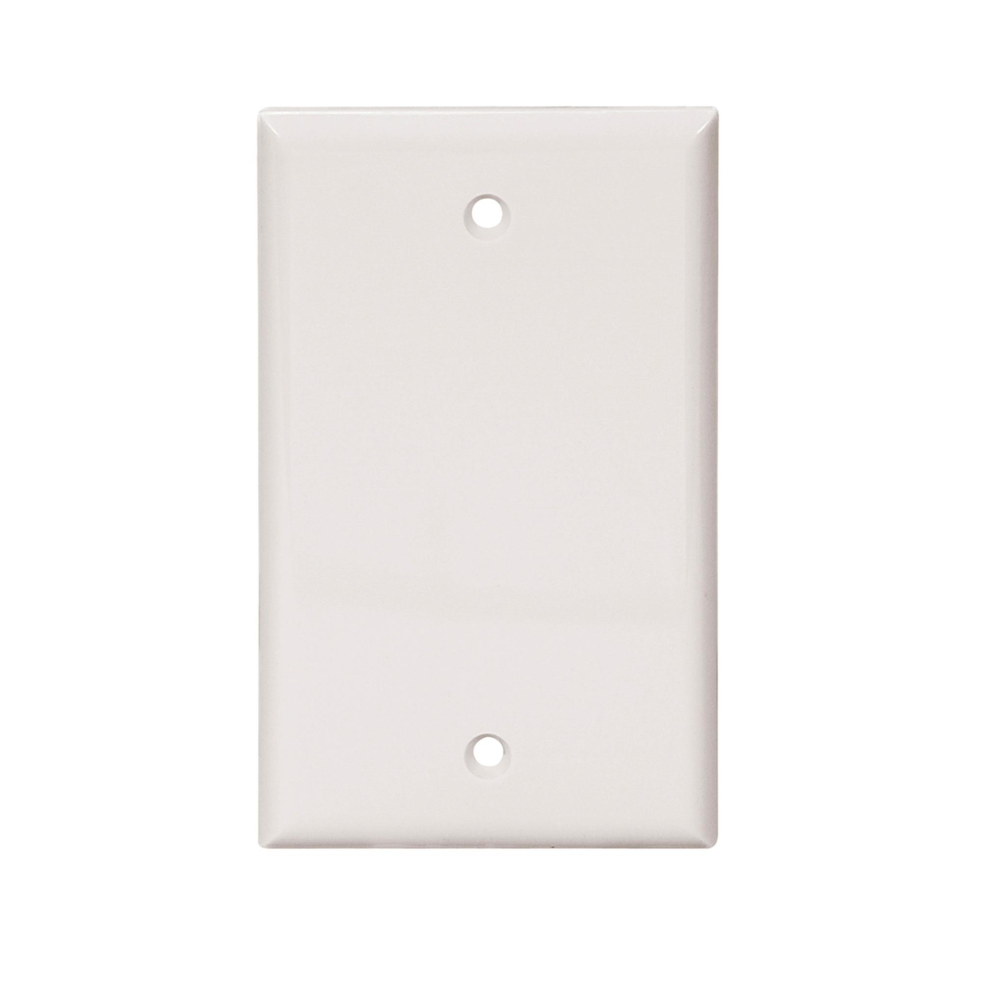 White Nylon Blank Wallplate