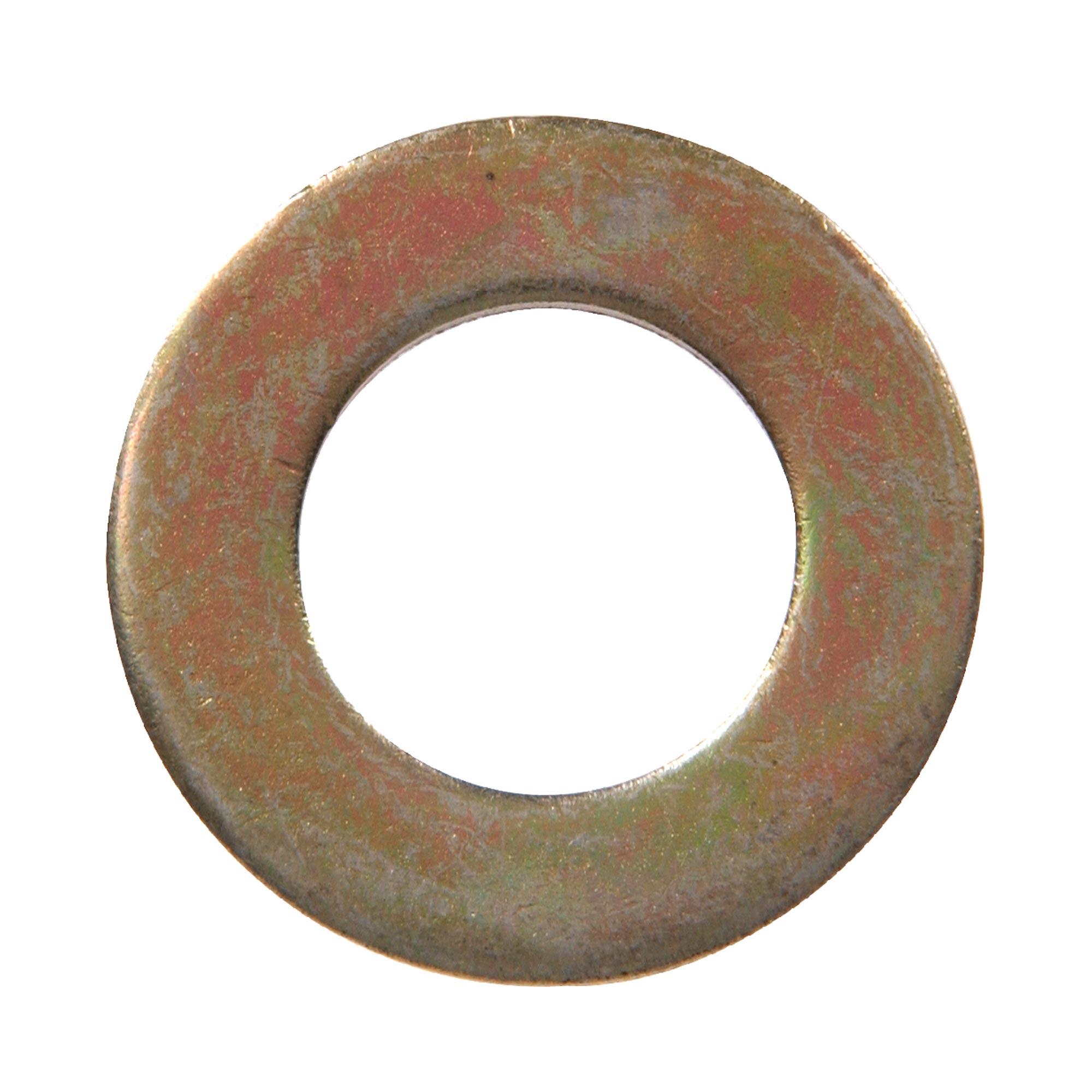 3/8" x 1-1/2" Zinc Plated Steel SAE Fender Washer-3/Pack