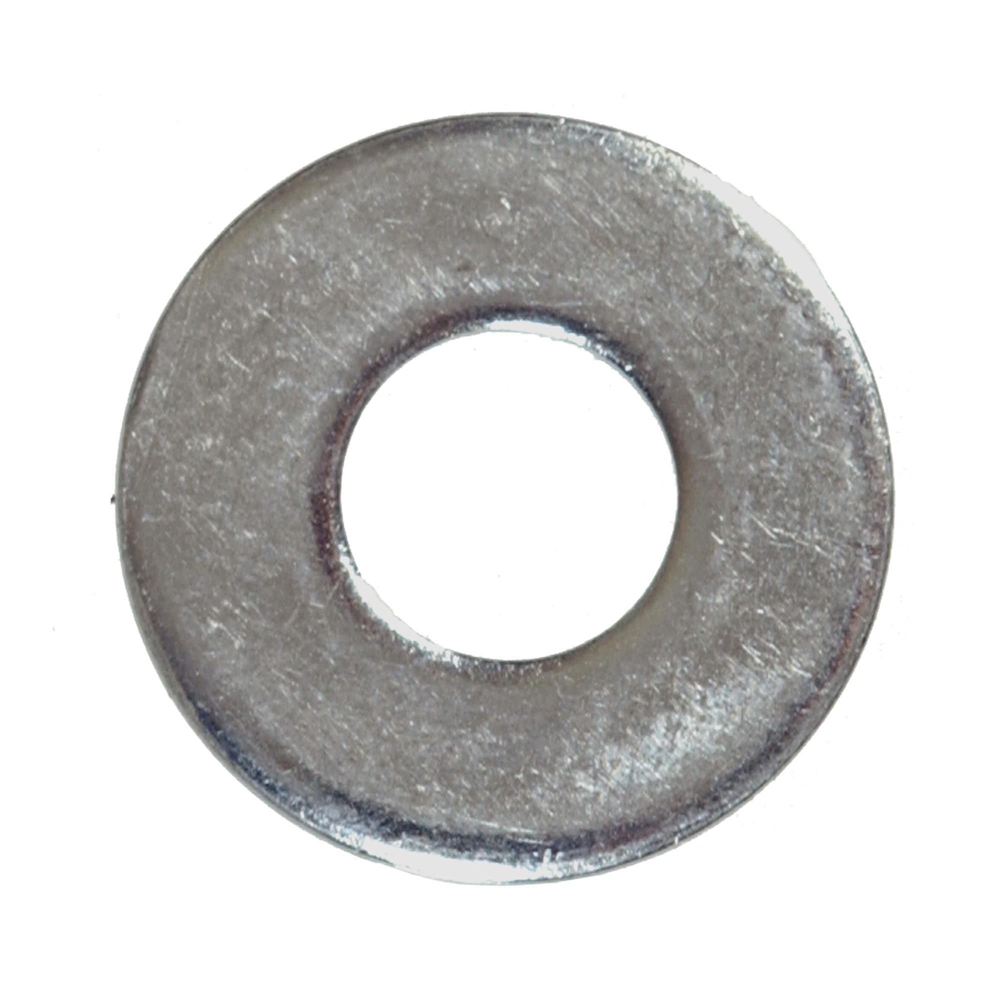#8 Zinc Plated Steel SAE Flat Washer-36/Pack