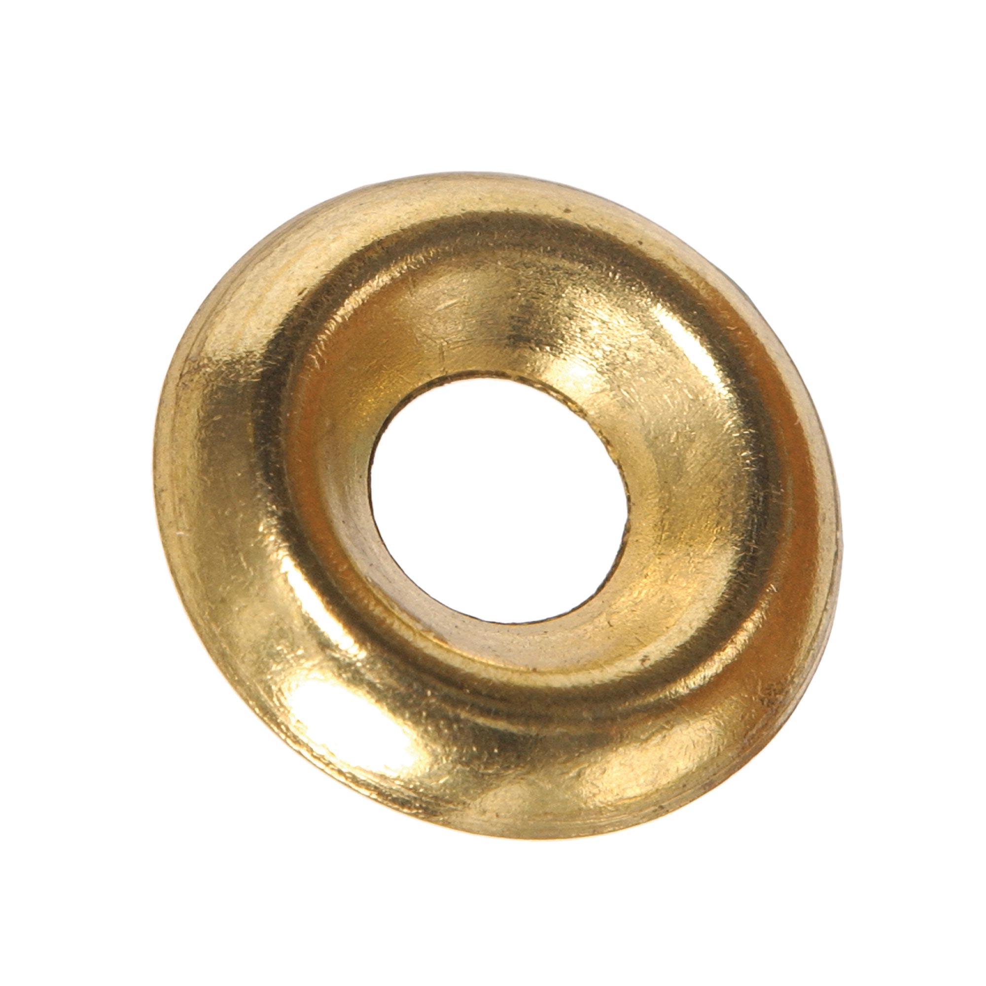 #10 Brass Finish Washer-6/Pack