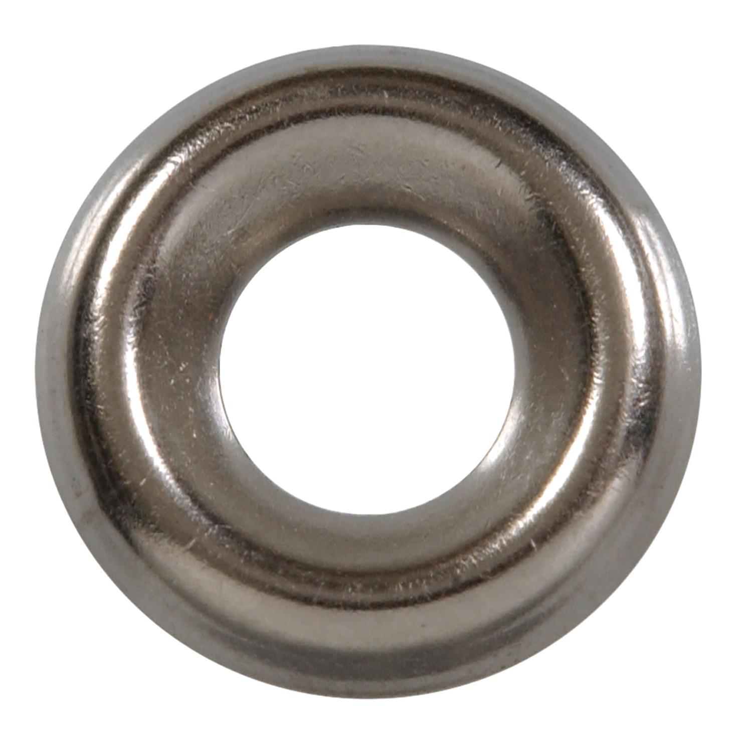 #8 Nickel Plated Steel Finish Washer-16/Pack
