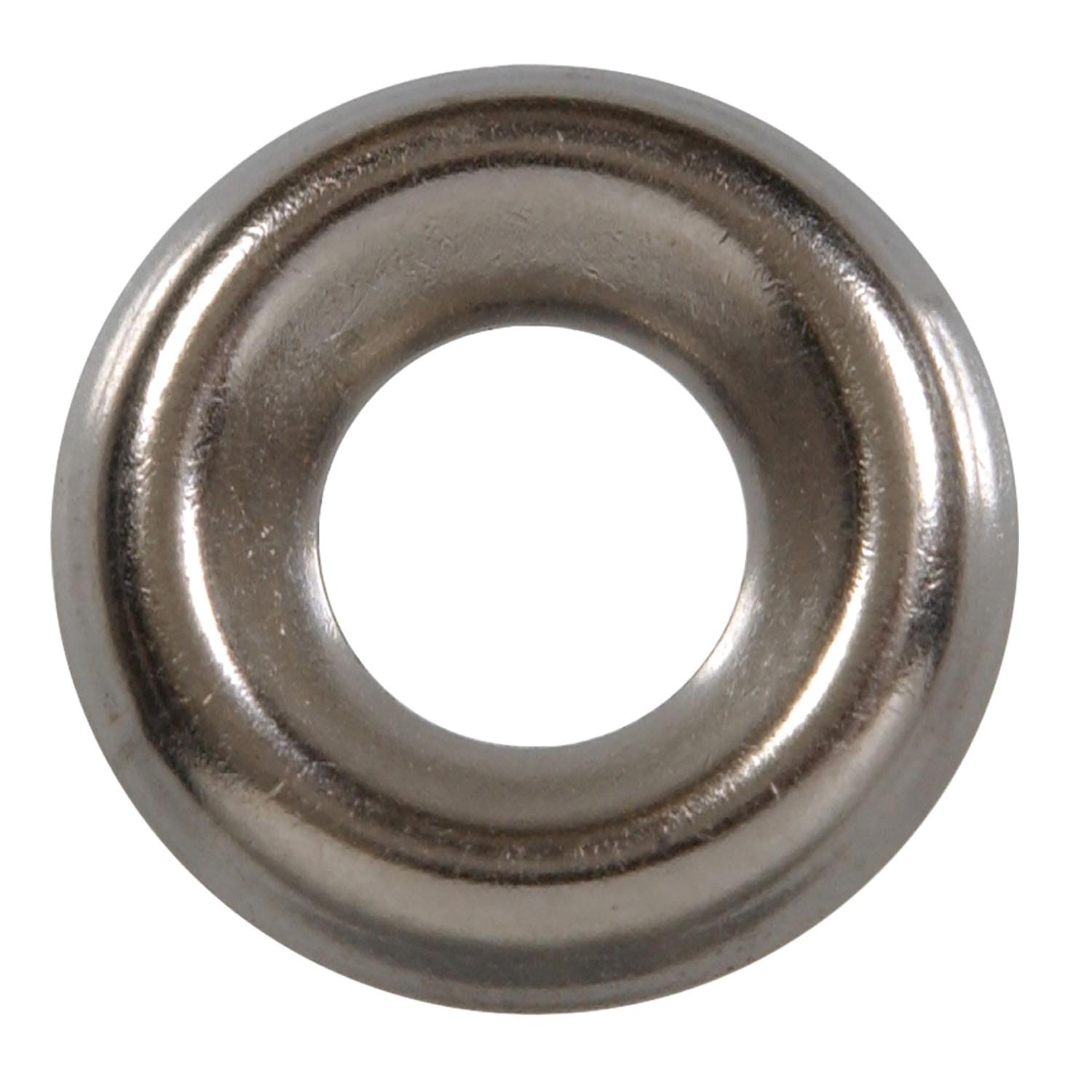 #10 Nickel Plated Steel Finish Washer-14/Pack