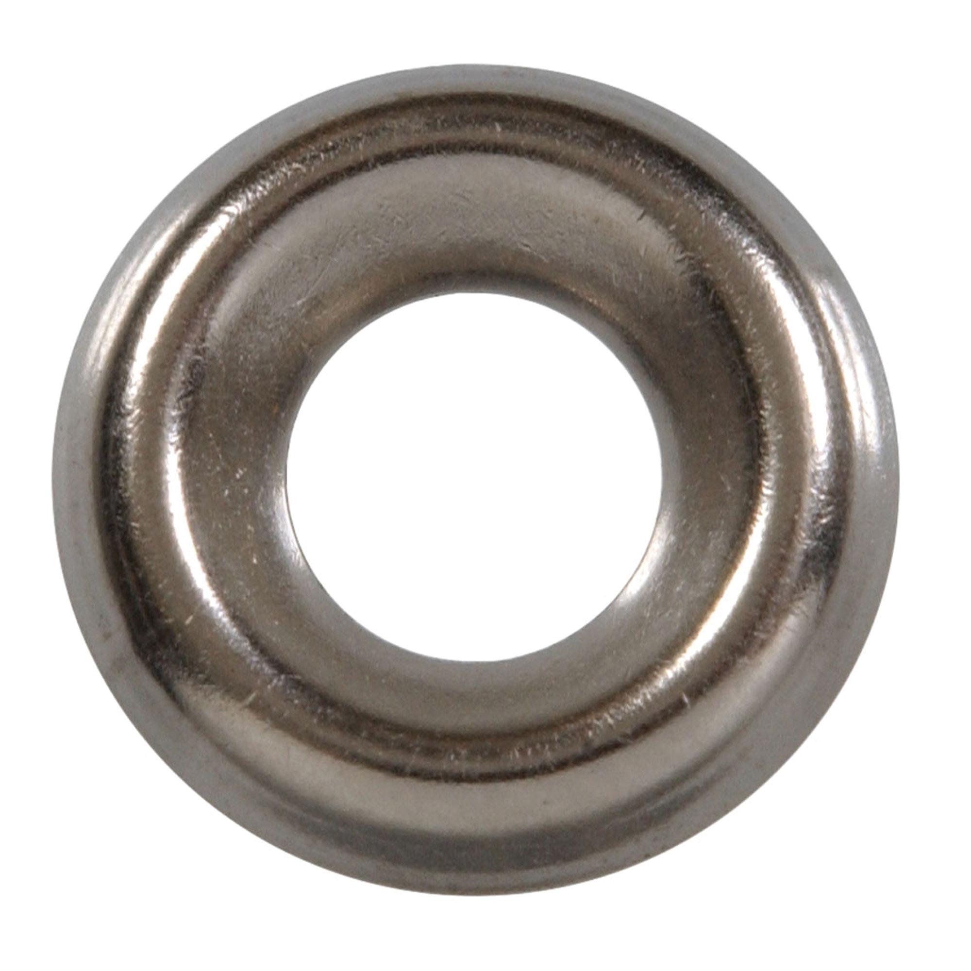 #12 Nickel Plated Steel Finish Washer-8/Pack