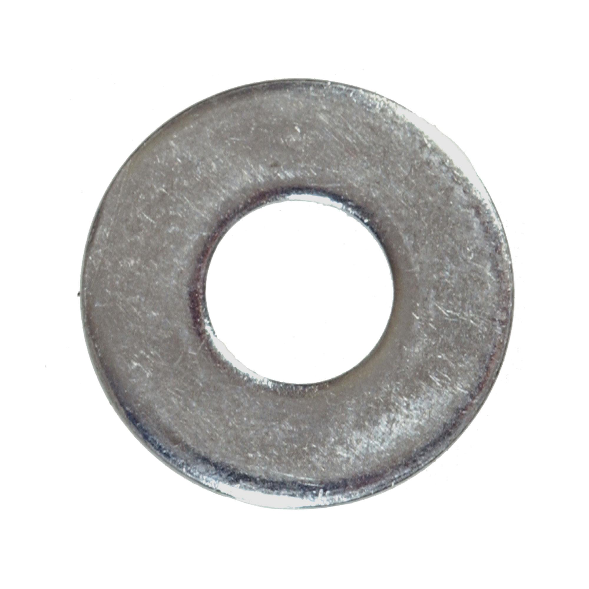 #10 Zinc Plated Steel Flat Washer-24/Pack