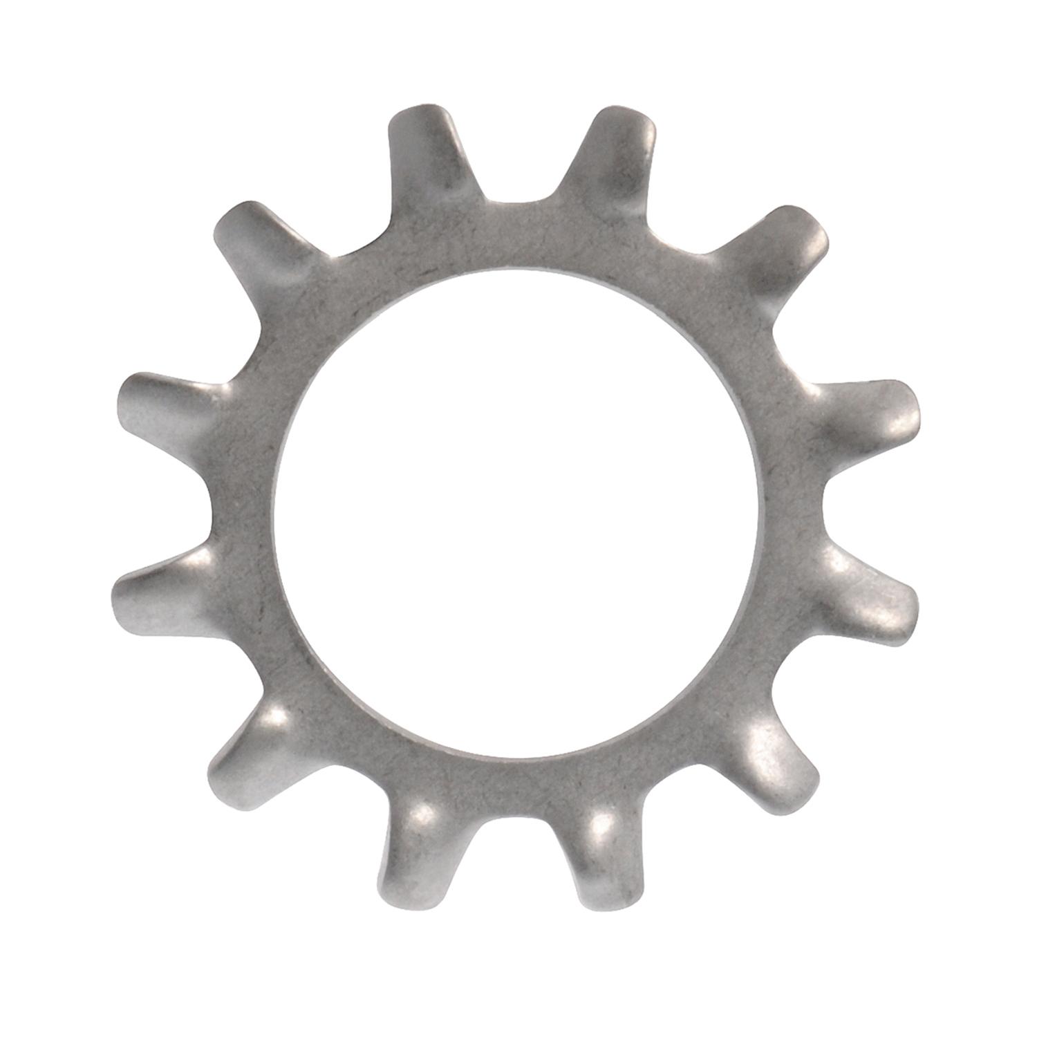 3/8" Zinc Plated Steel External Tooth Lock Washer