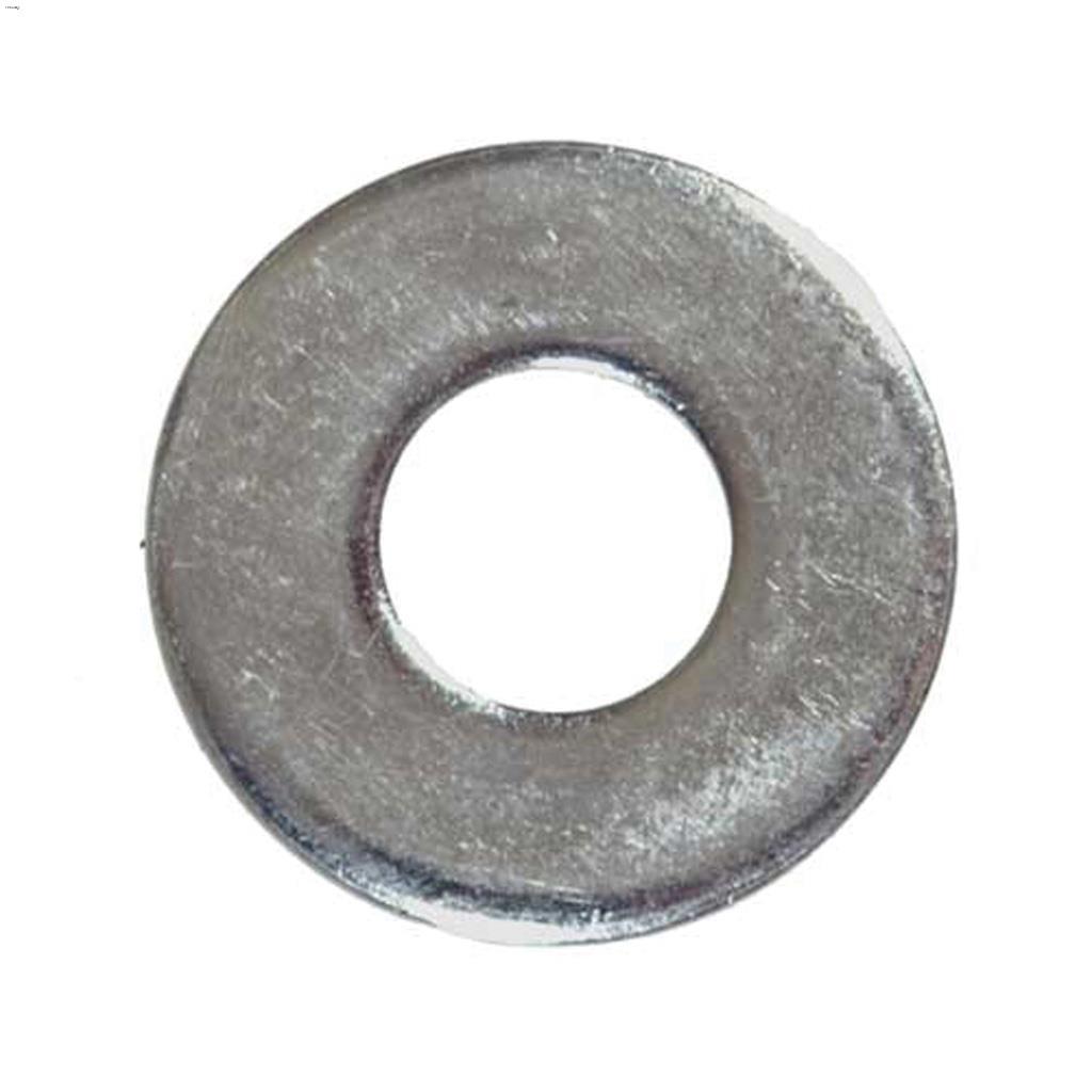1/4" x 3/4" Zinc Plated Steel Grade 5 USS Flat Washer-5/Pack
