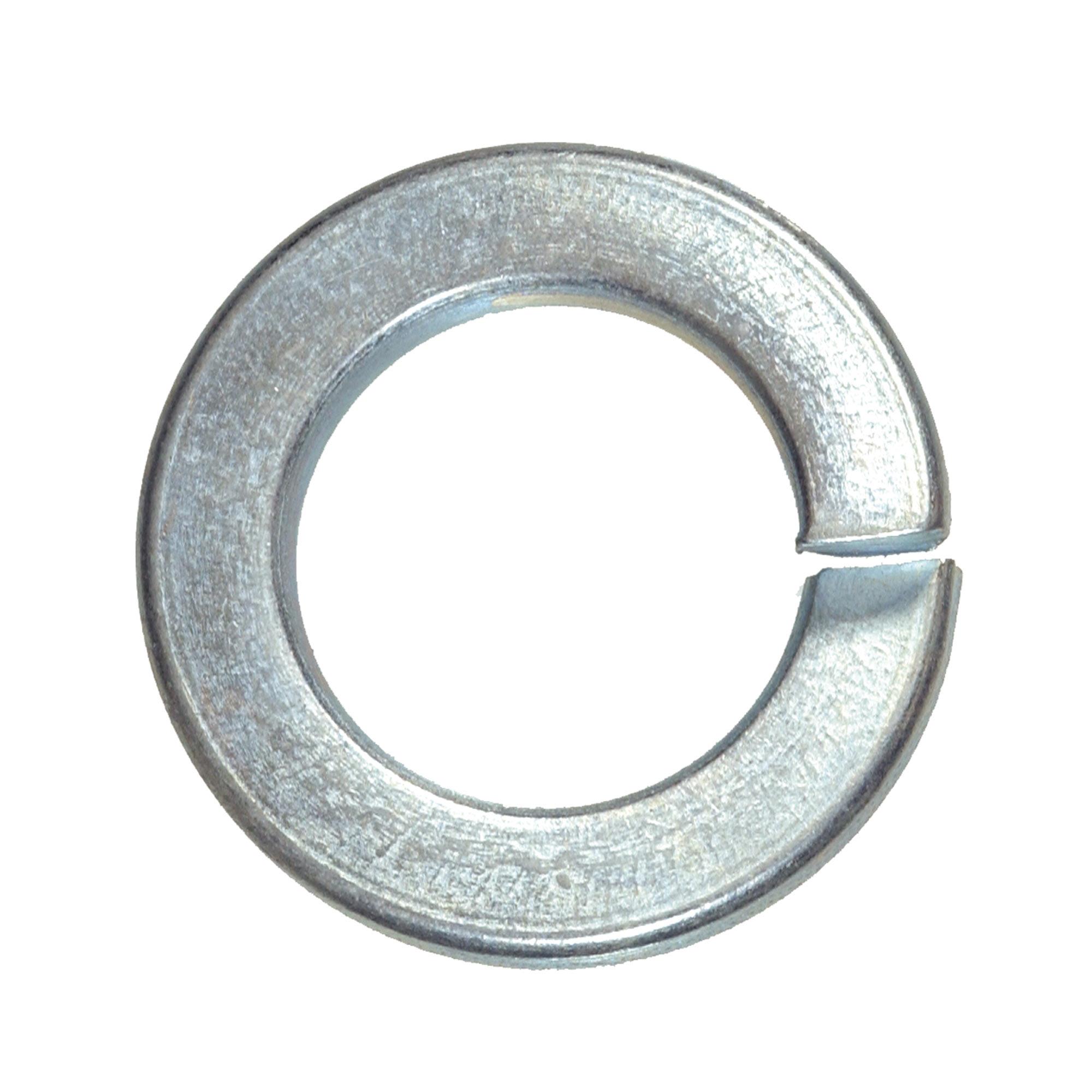1/2" Zinc Plated Steel Grade 5 Split Lock Washer-4/Pack