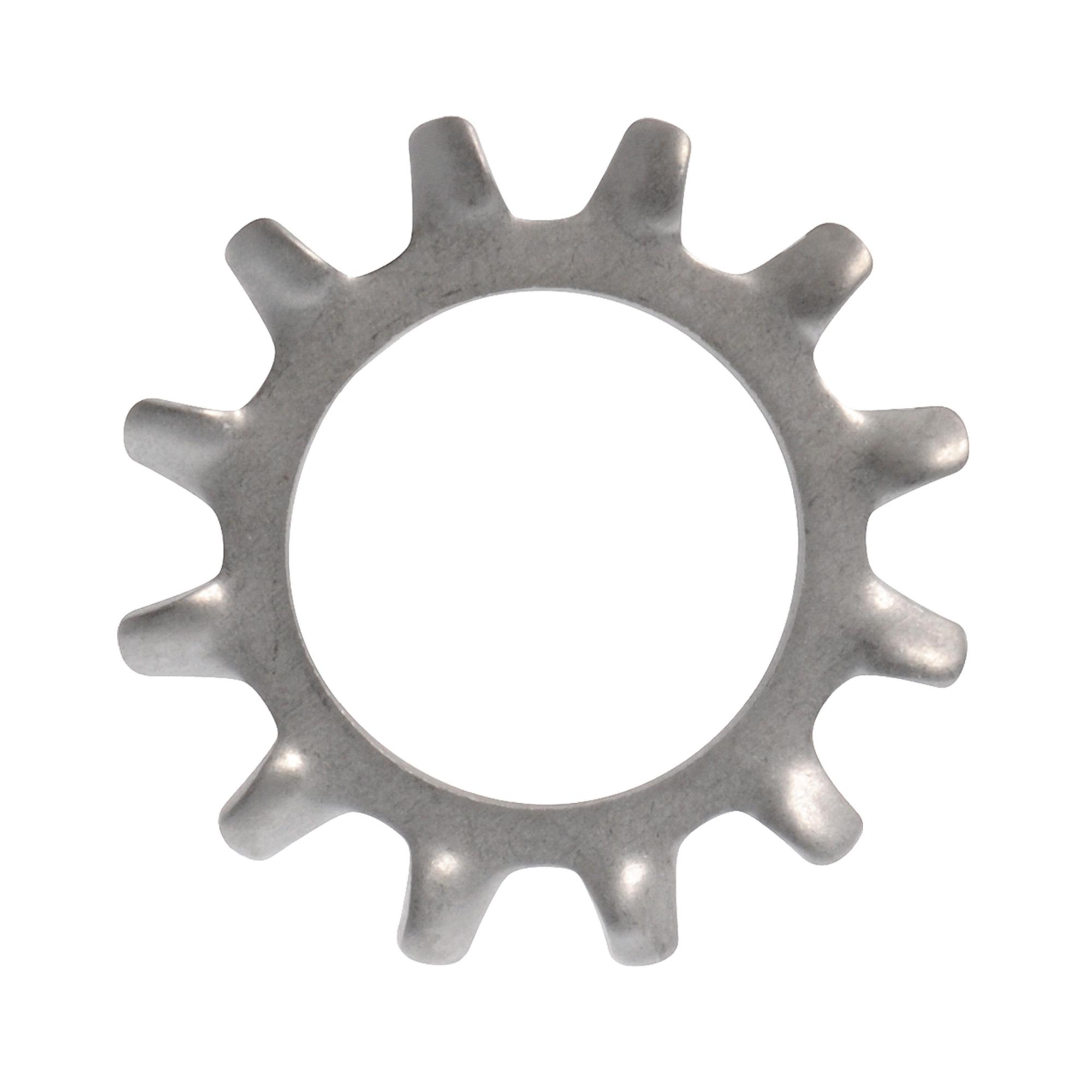 5/16" Zinc Plated Steel External Tooth Lock Washer-2/Pack