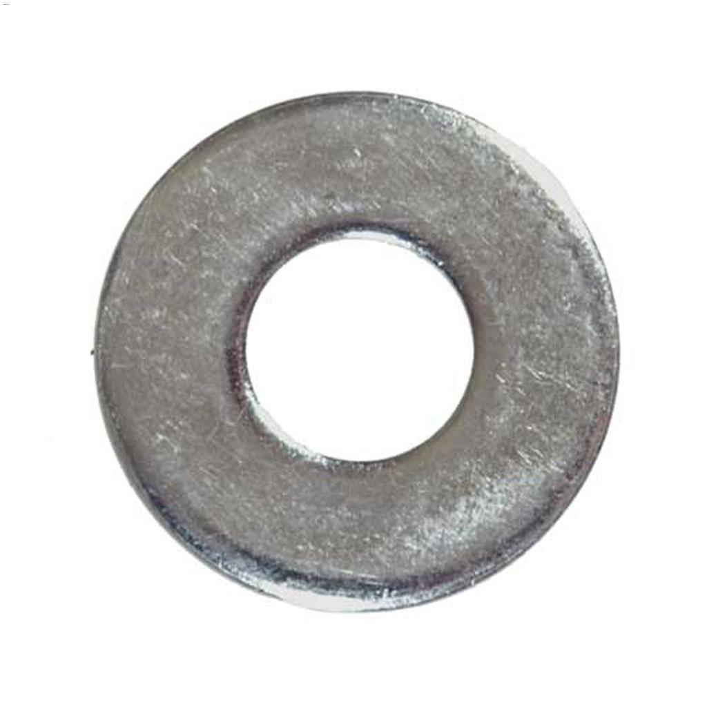 M4 Zinc Plated Steel Grade 8 Flat Washer-10/Pack
