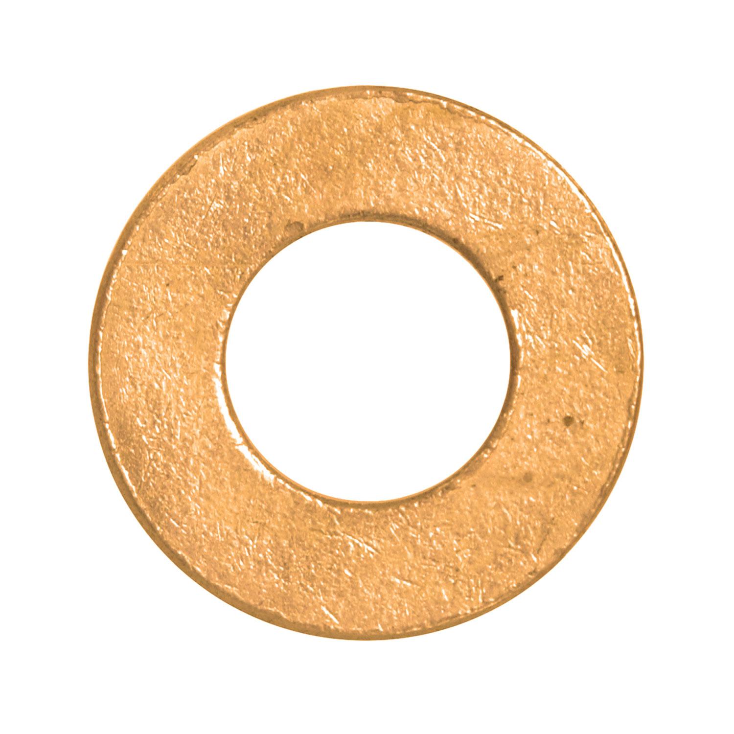 #6 x 3/8" Brass Flat Washer-6/Pack
