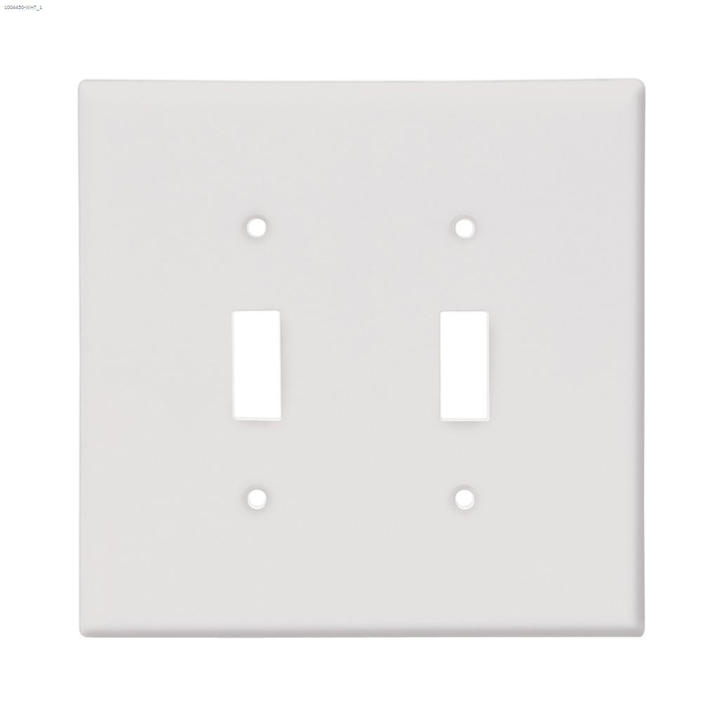 Thermoset (2) Toggle Switch Wallplate
