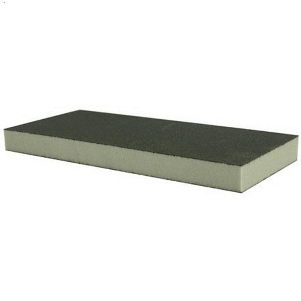 8-7/8" x 4" Medium Rectangular 2 Sided Sanding Sponge-3/Pack