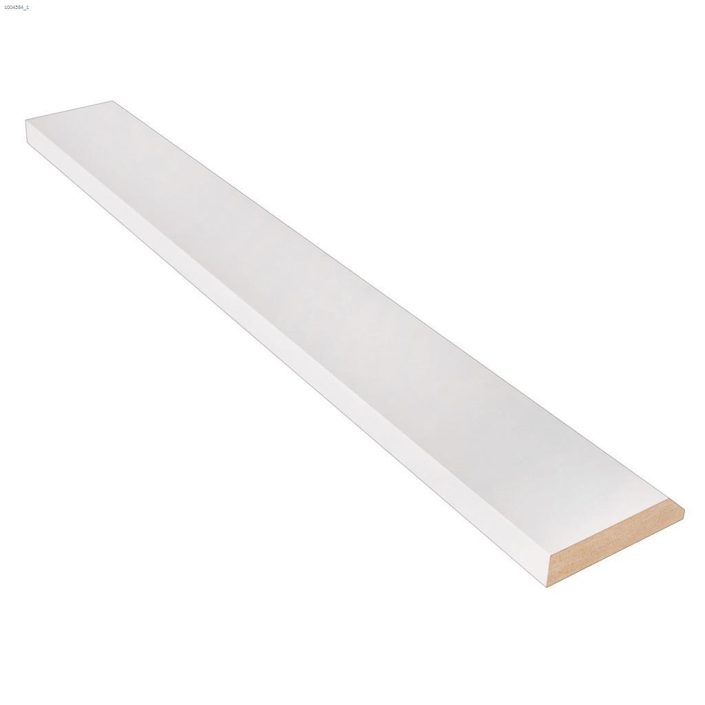 3-1/2" x 3/4" x 8' Chambranle urbain à deux bords en MDF
