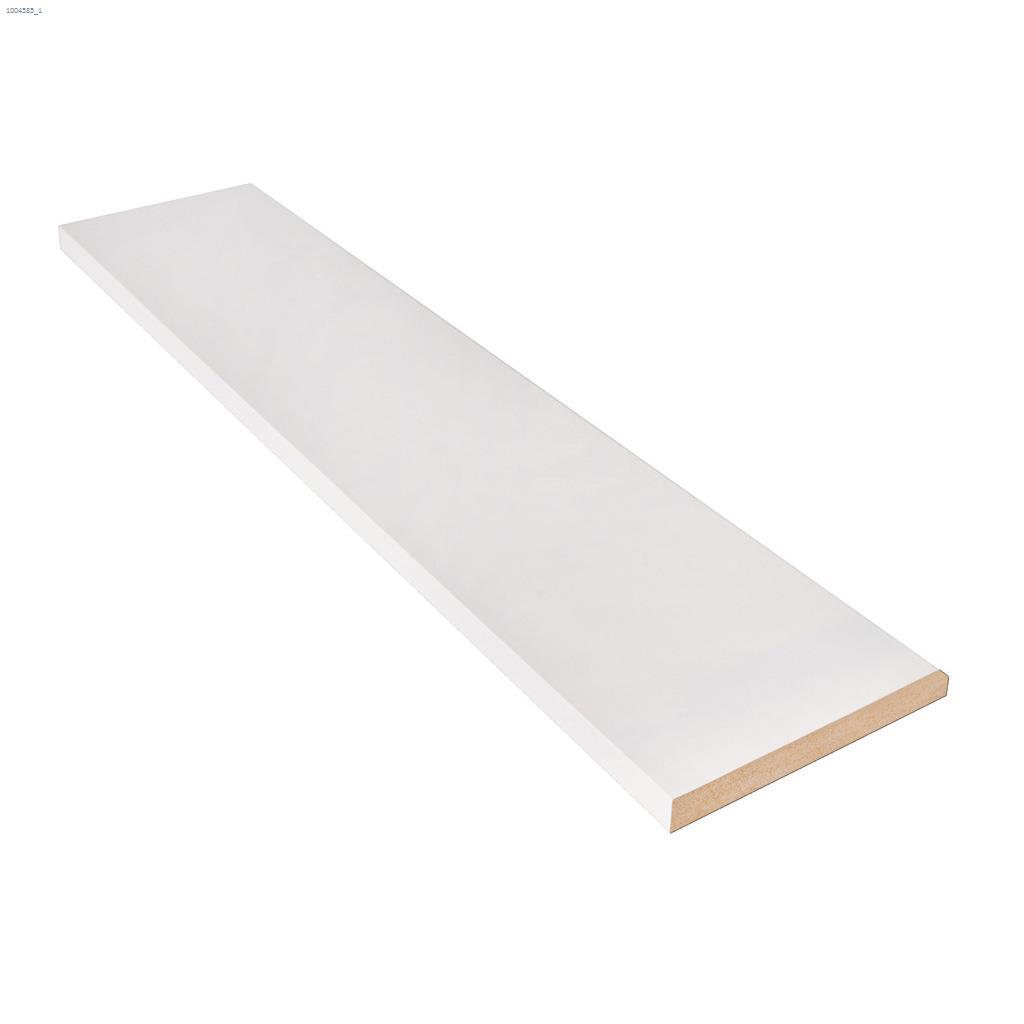 5-1/2" x 5/8" x 8' Plinthe en MDF apprêtée