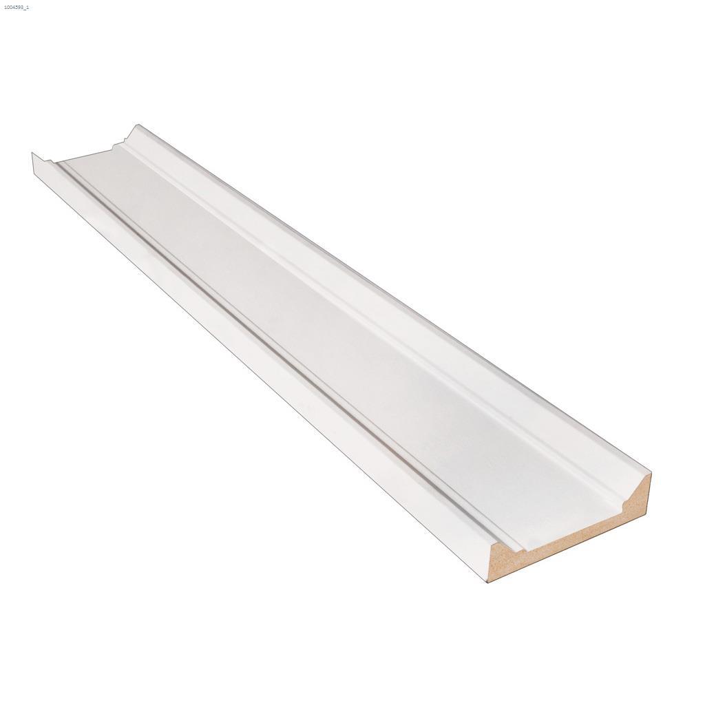 4-1/2" x 1" x 8' Architrave urbaine en MDF apprêtée