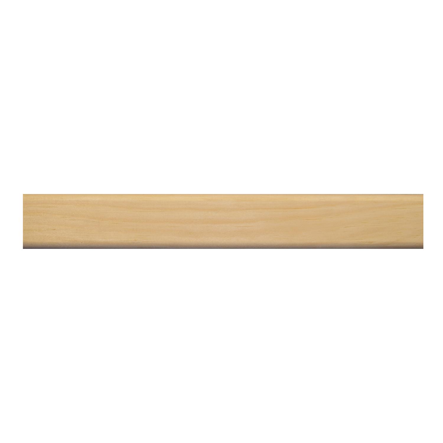 1-11/16" x 5/16" x 8' Solid Clear Pine Burlap Moulding