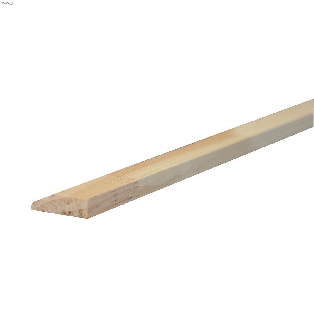 1-1/16" x 5/16" x 7' Arrêt de porte colonial en pin
