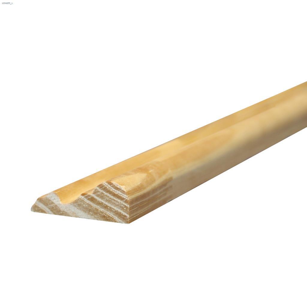 1-3/4" x 11/16" x 8' Pine Chair Rail Moulding