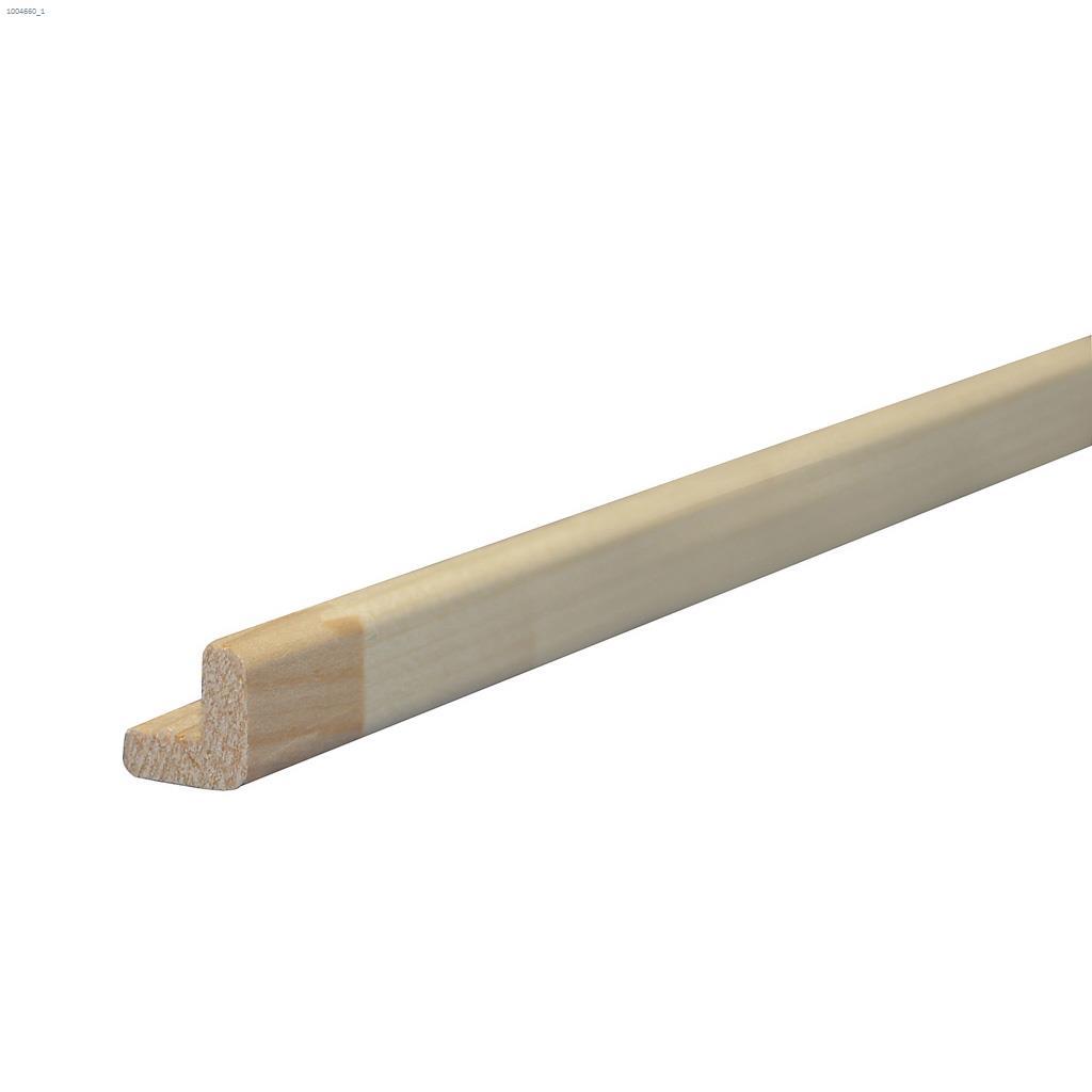 11/16" x 11/16" x 8' Moulure pour coin extérieur en pin