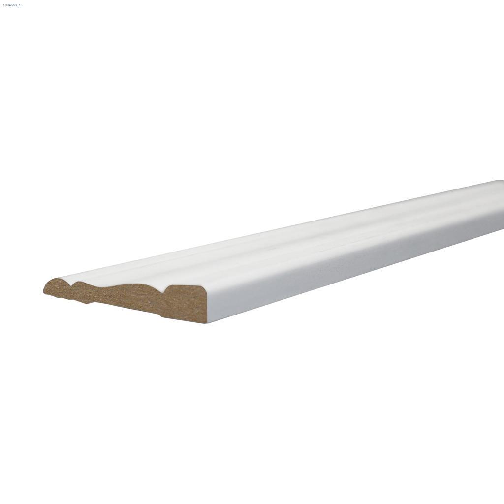 2-1/8" x 7/16" x 7' Chambranle colonial en pin, apprêté