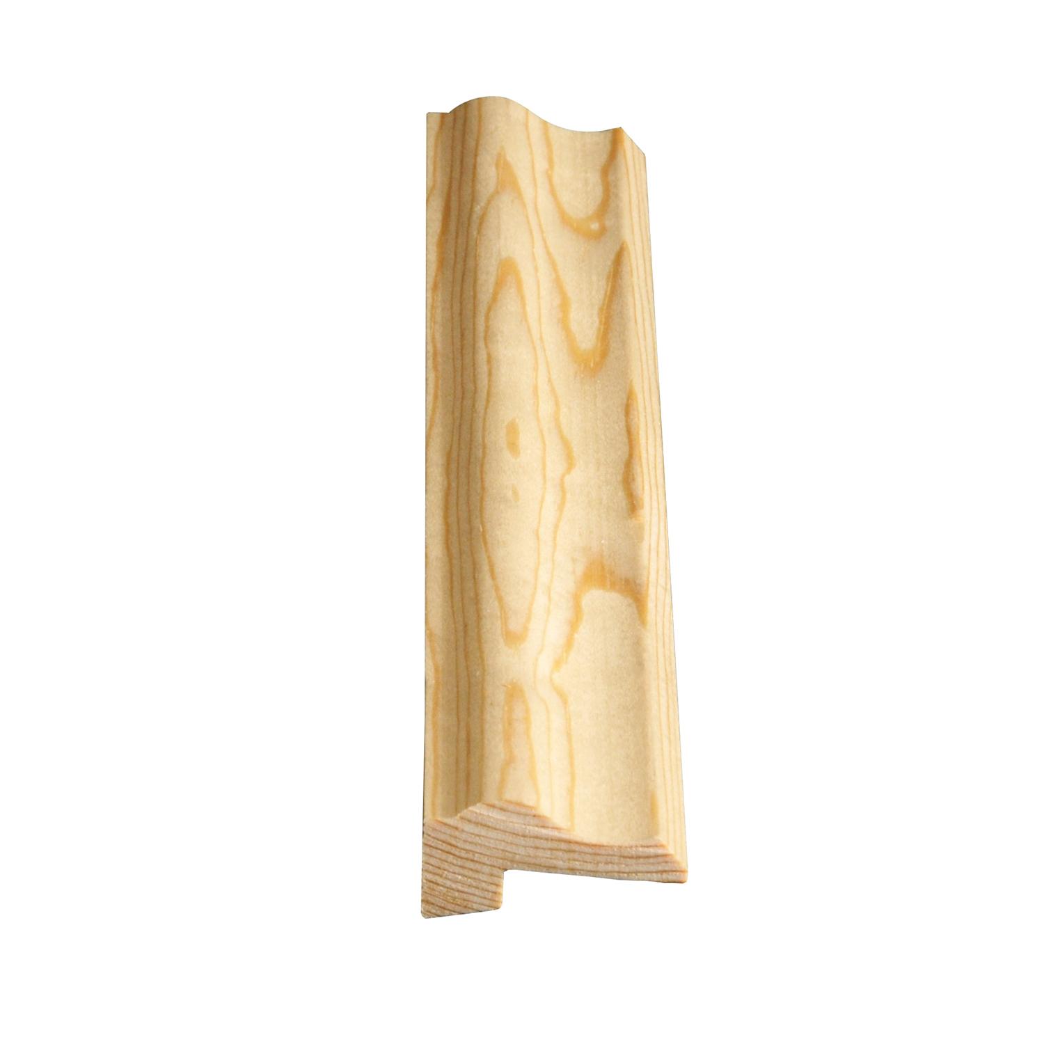 1-5/8" x 13/16" x 8' Couvre-joint en pin clair massif