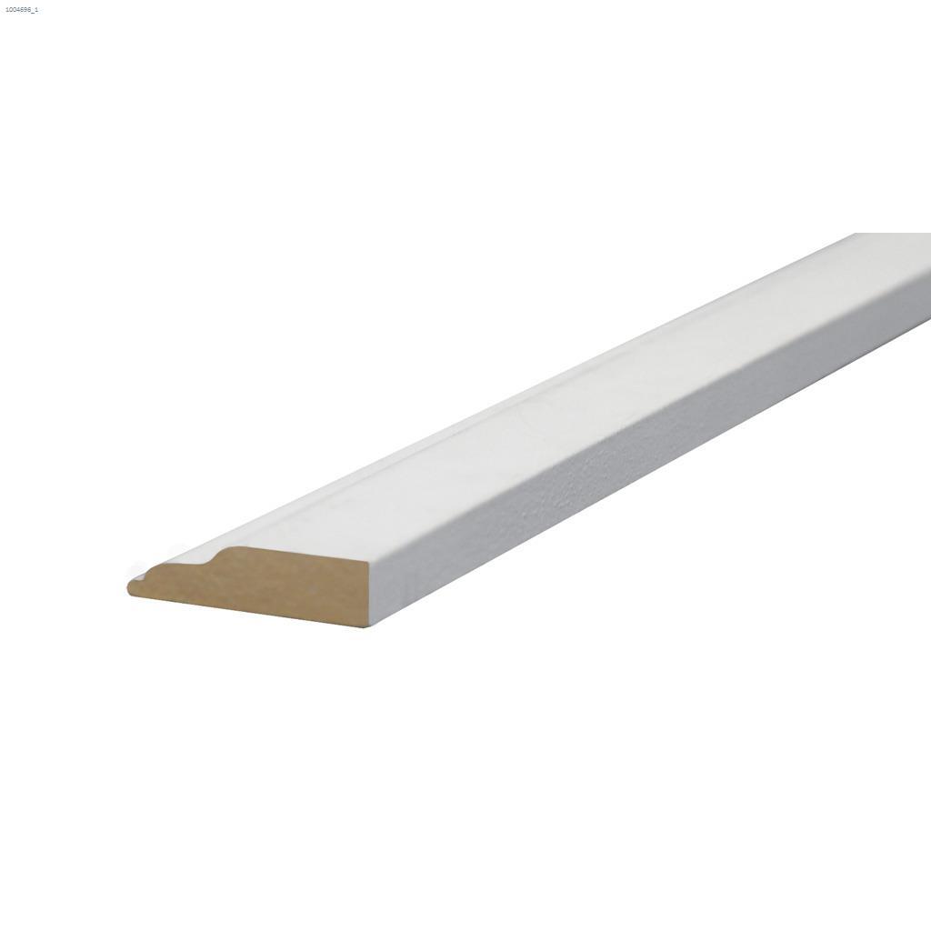 1-3/8" x 3/8" x 7' Arrêt de porte en MDF apprêté