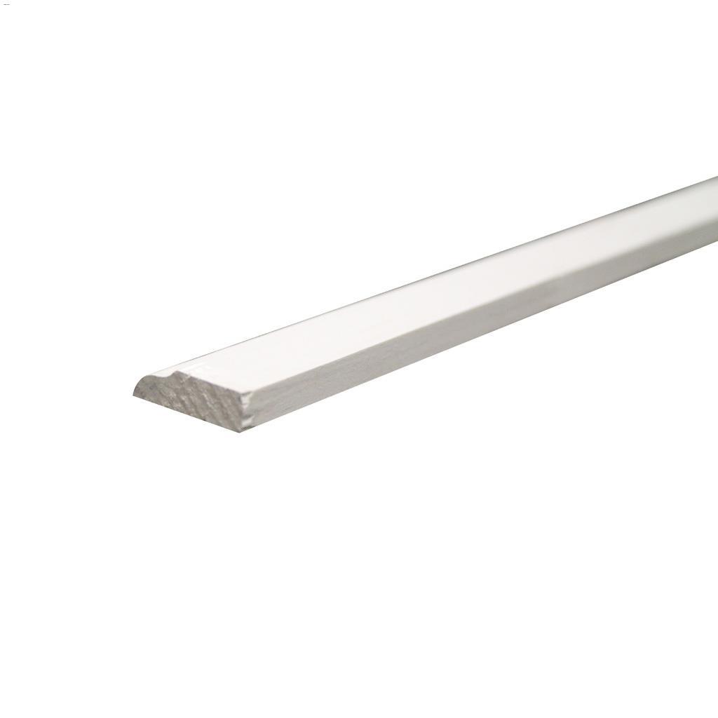 1-3/16" x 7/16" x 7' Arrêt de porte colonial en pin, apprêté