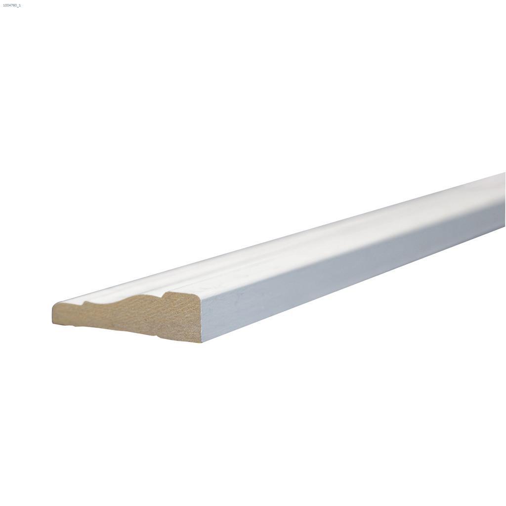 2-1/4" x 5/8" x 14' Chambranle colonial apprêté en MDF