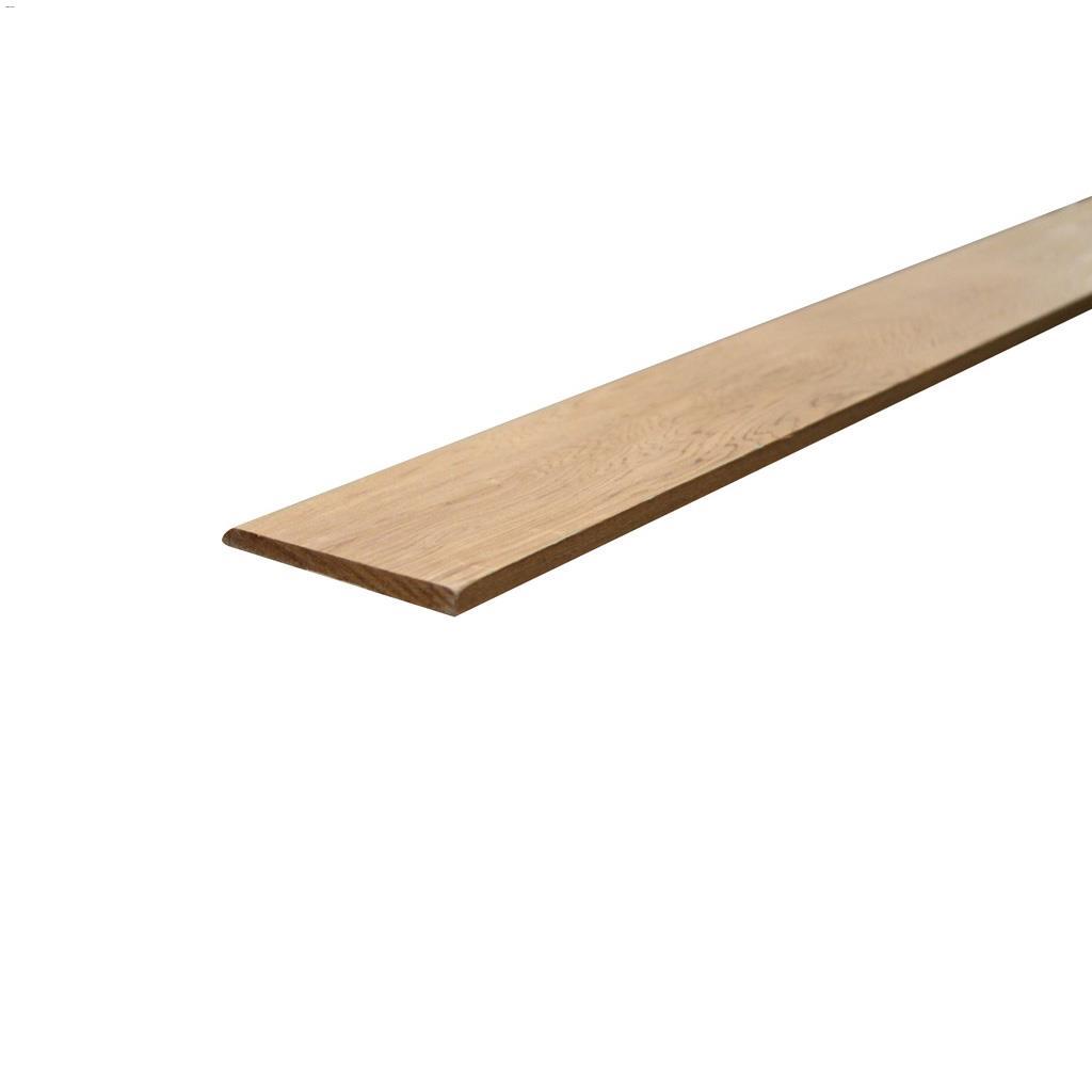 3-1/8" x 5/16" x 8' Cedar Bevel Baseboard Moulding