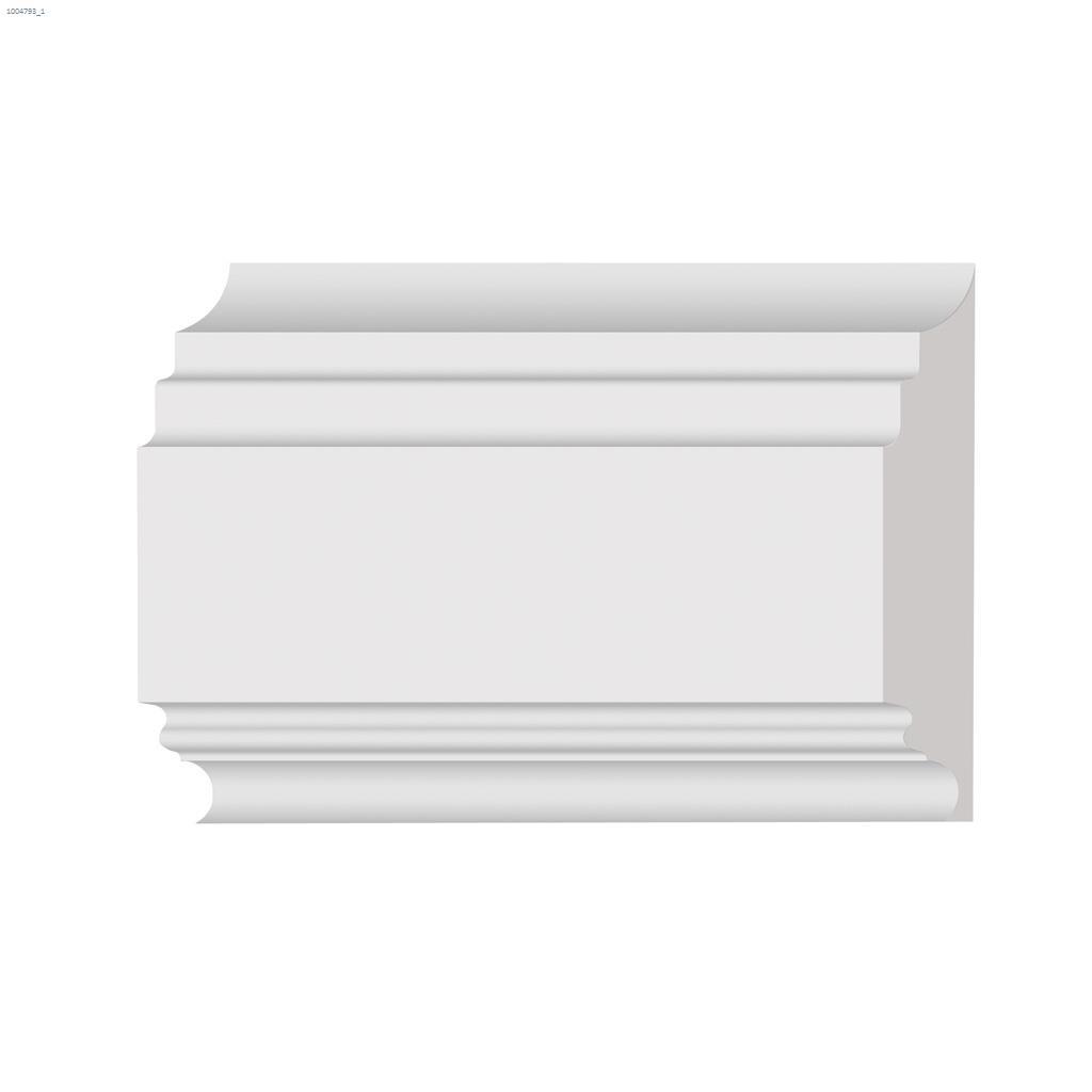3-5/8" x 1" x 8' Architrave apprêtée en MDF